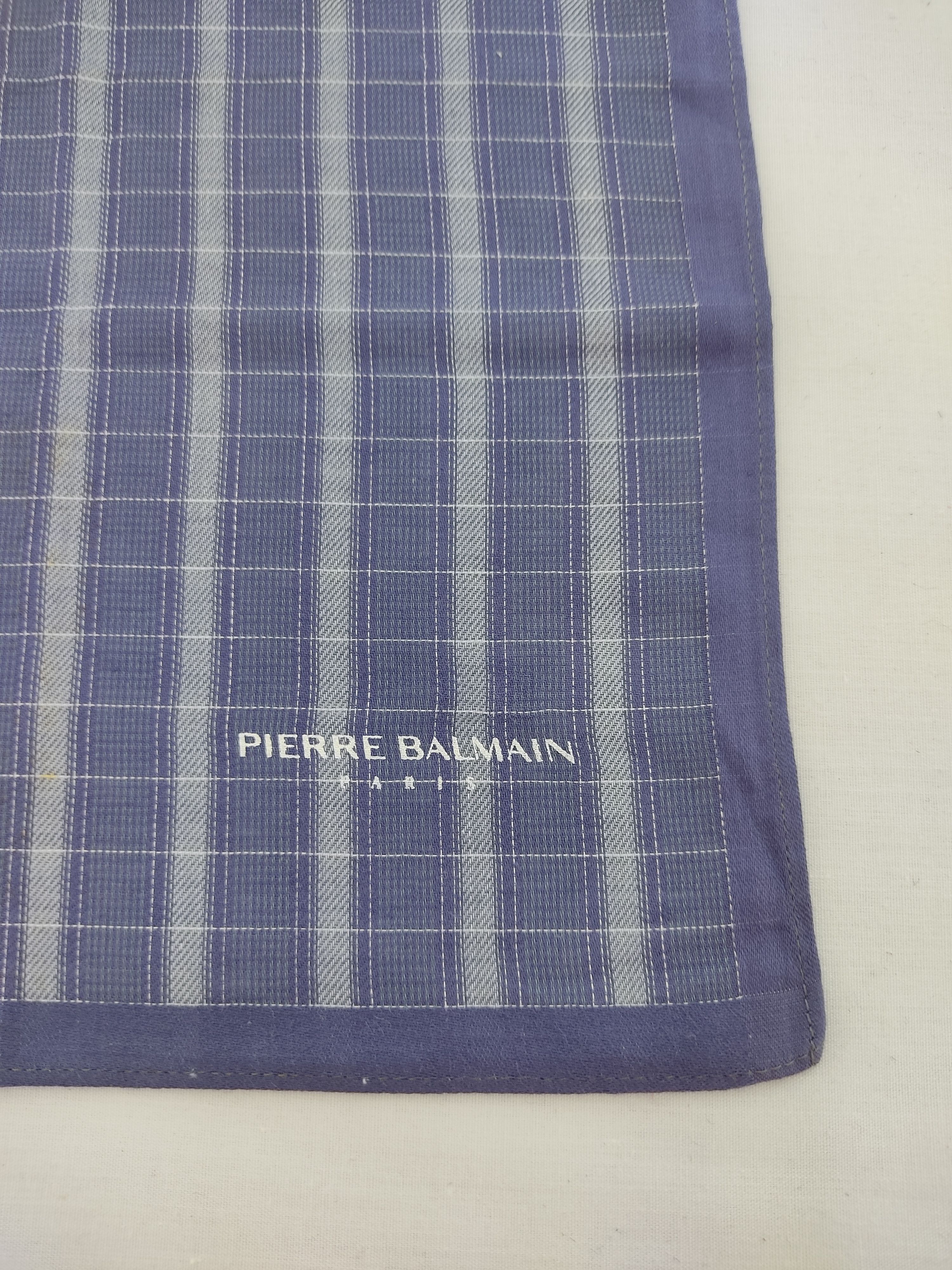 Pierre Balmain × Vintage Vintage Pierre Balmain Handkerchief / Neckwear / Bandana Size ONE SIZE - 4 Thumbnail