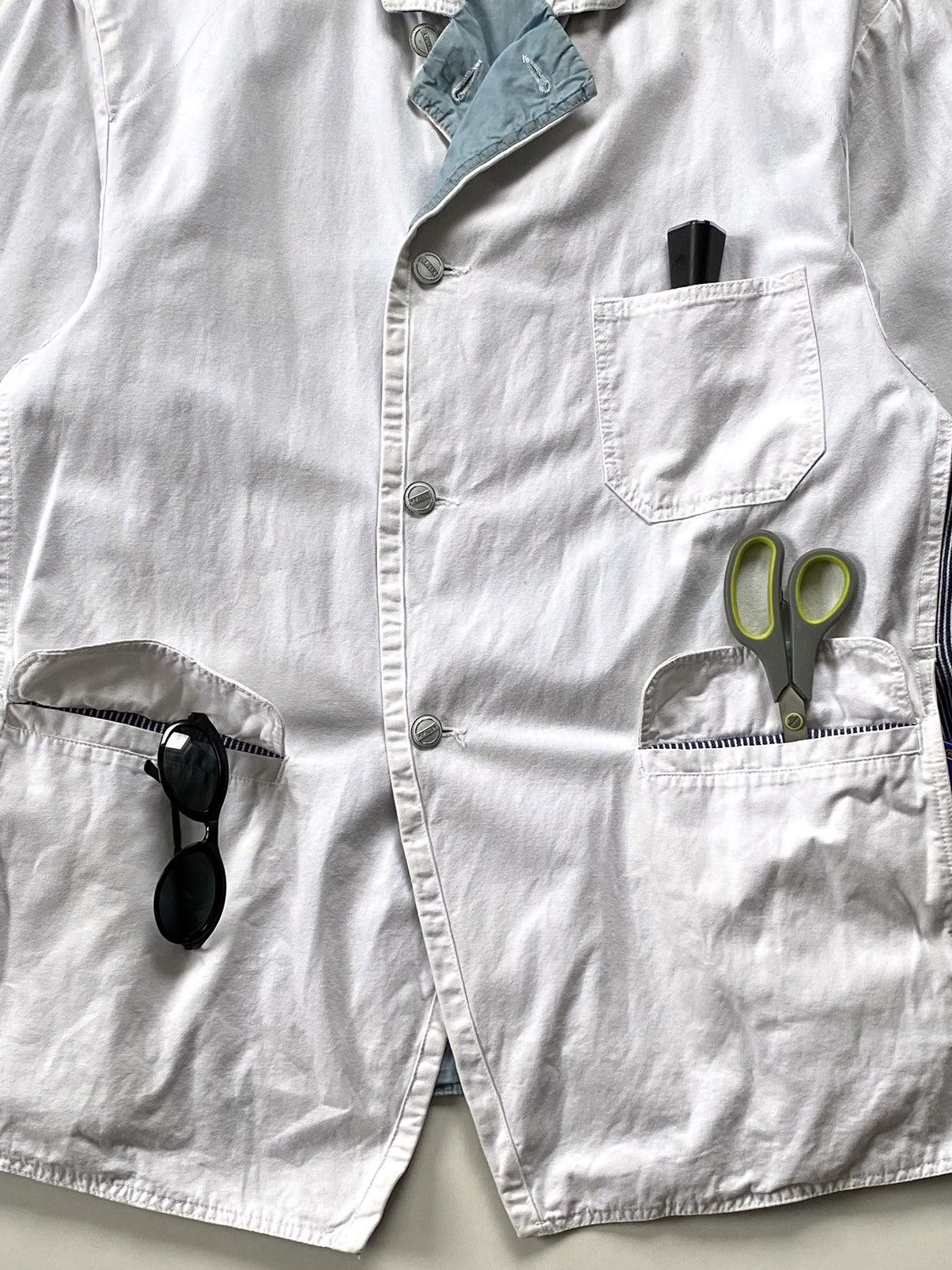Marithe + Francois Girbaud 🔥Archive Marithe Francois Girbaud Reverersible Work Jacket Size US L / EU 52-54 / 3 - 14 Thumbnail