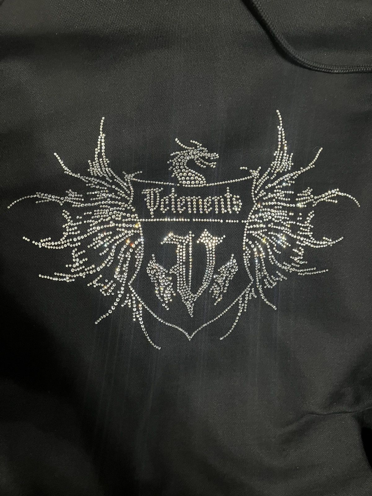 Vetements Vetements Crystal Dragon Hoodie Size US XL / EU 56 / 4 - 2 Thumbnail