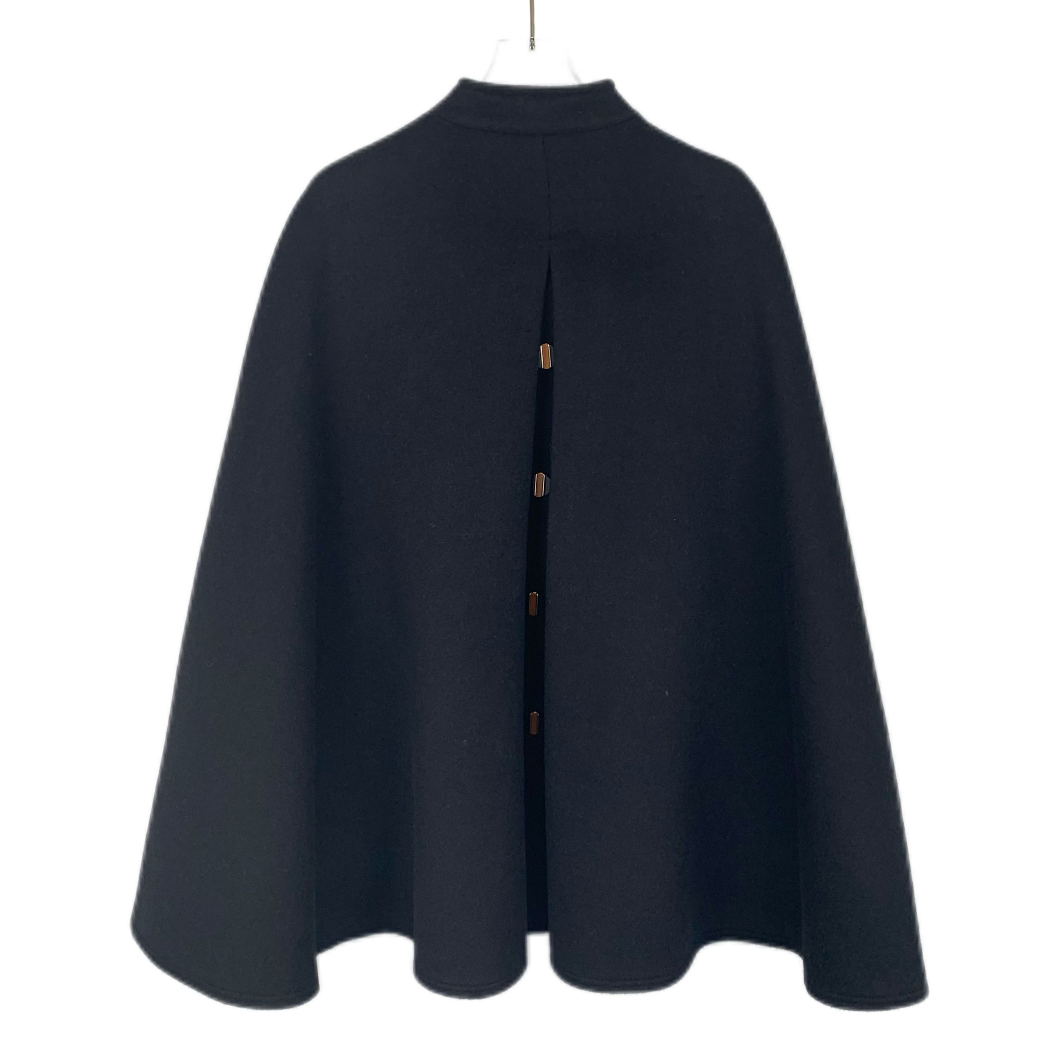 Louis Vuitton Louis Vuitton Black Monogram WoolCape Coat 36 XS Size XS / US 0-2 / IT 36-38 - 8 Thumbnail