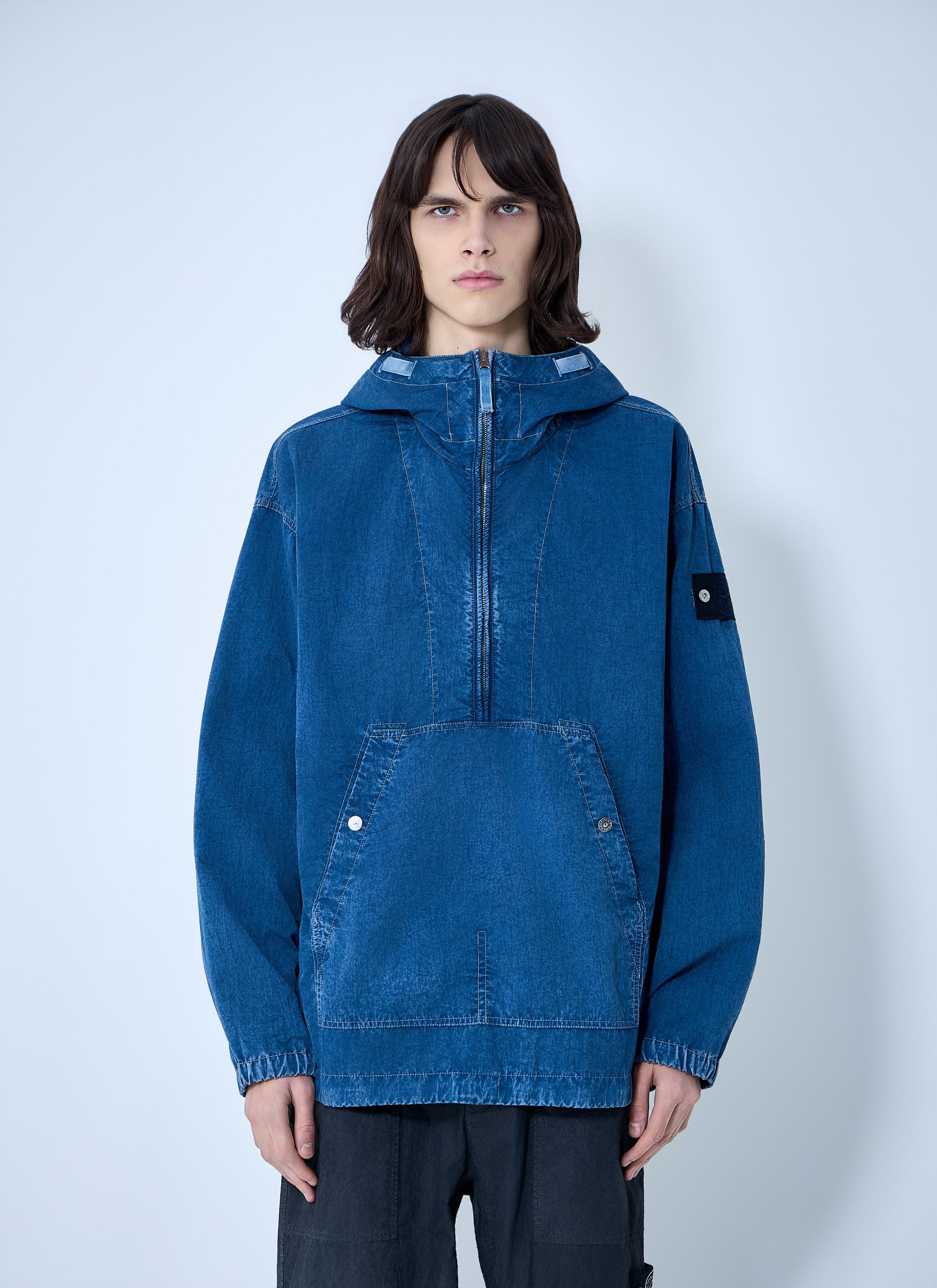 Stone Island Denim Hooded Jacket Size US L / EU 52-54 / 3 - 1 Thumbnail