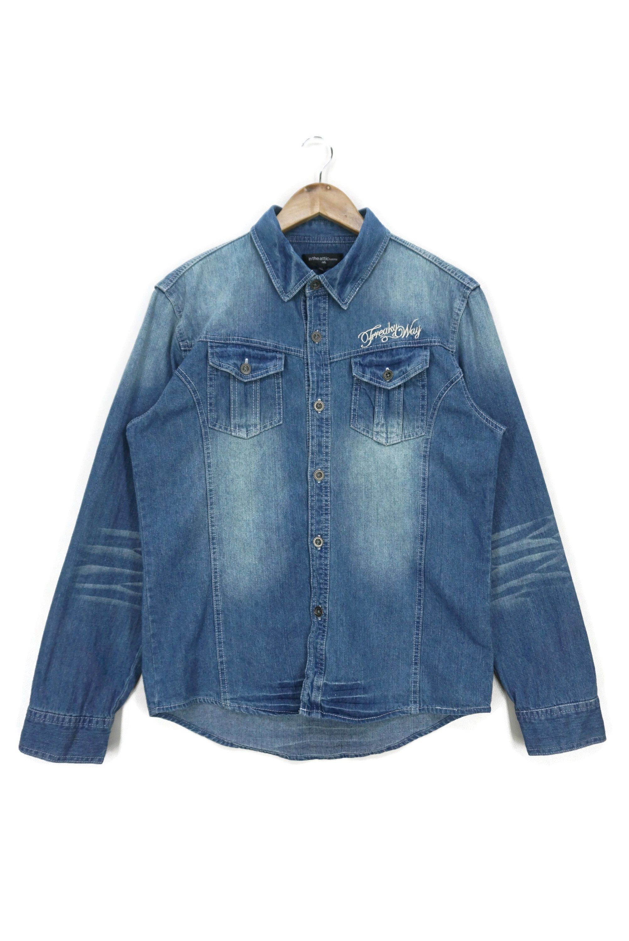 Japanese Brand In The Attic Homme Shirt Size L Japanese Denim Western Size US L / EU 52-54 / 3 - 1 Thumbnail