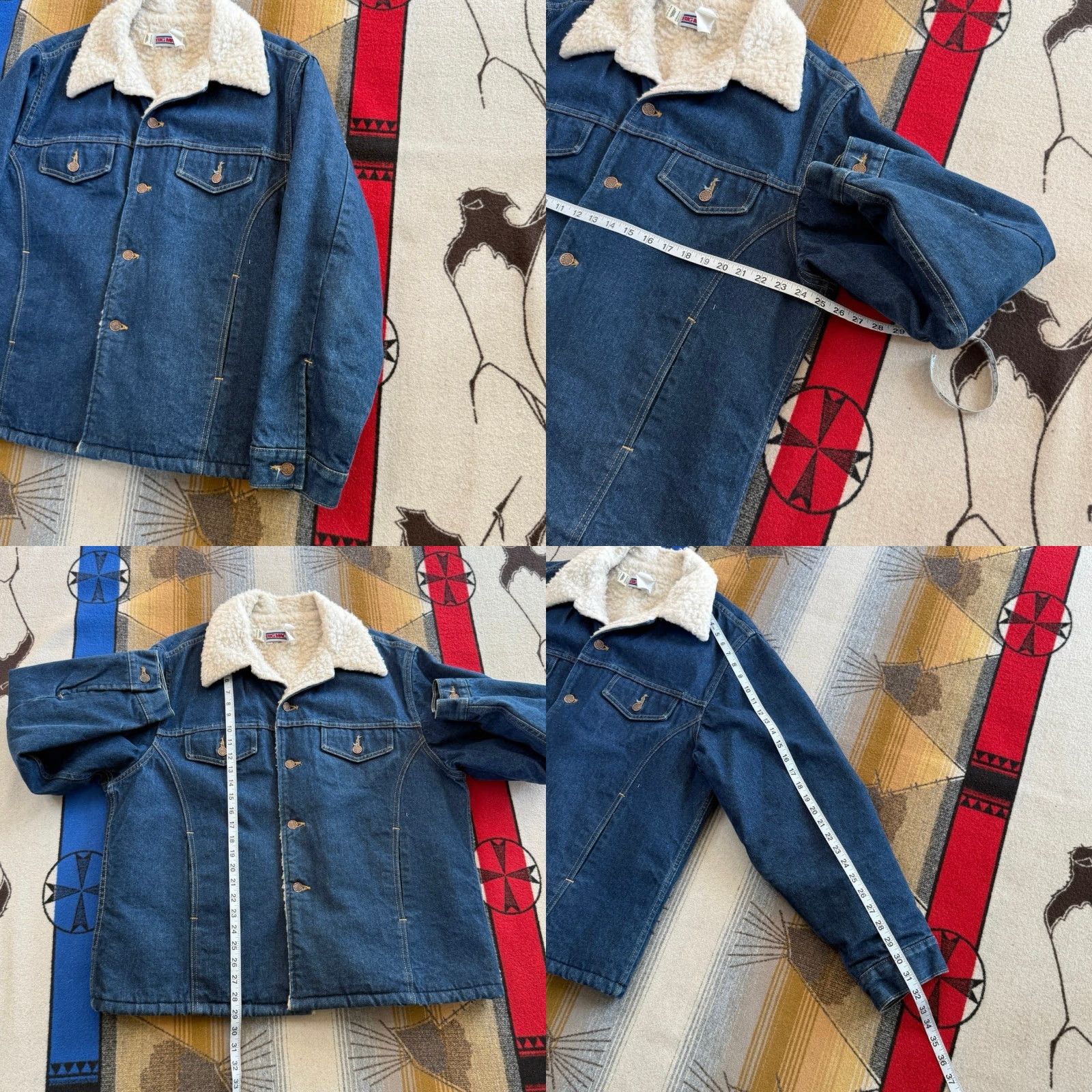 Vintage VINTAGE Big Mac Denim Jacket 46 Chore Outdoor 80s 90s Workwear Mens Jacket Size US S / EU 44-46 / 1 - 8 Thumbnail