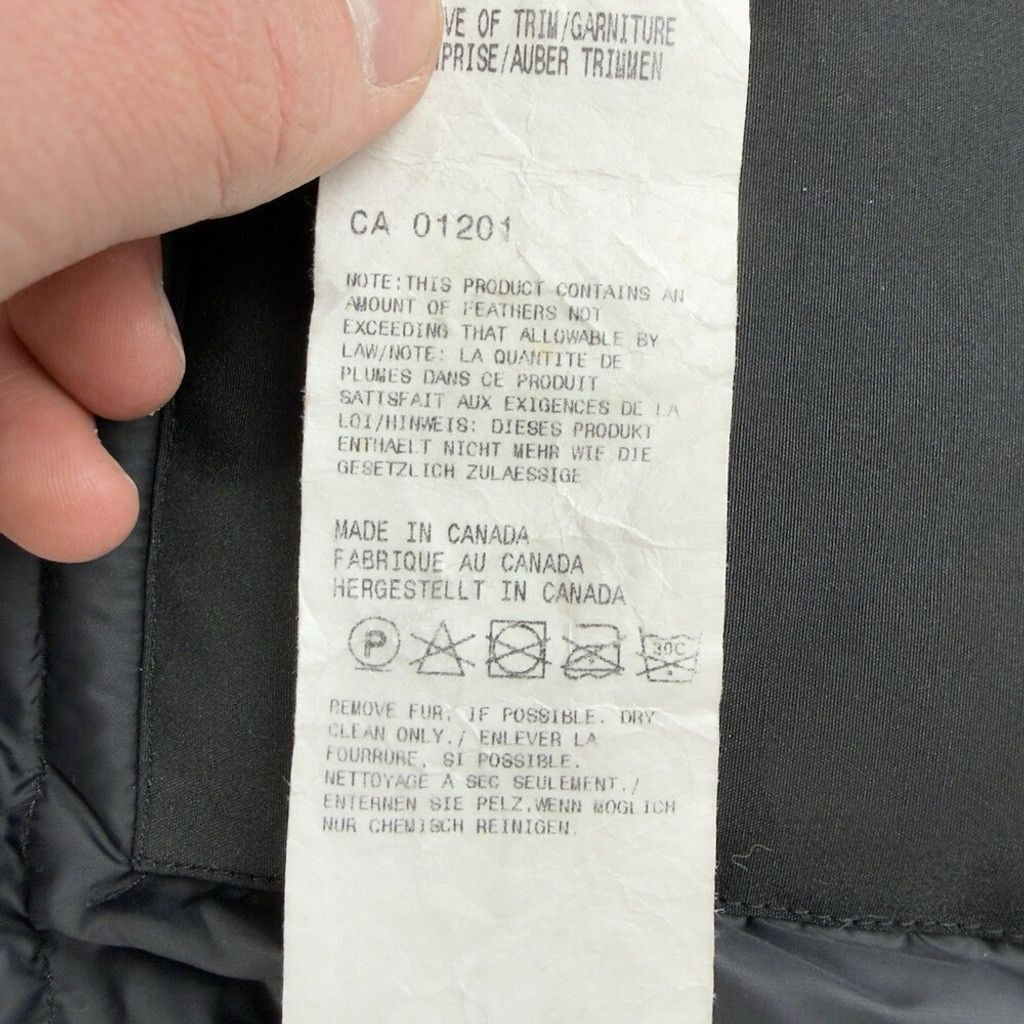 Canada Goose Canada Goose Men's Size Small Brookfield Black Down Parka Size US S / EU 44-46 / 1 - 16 Thumbnail