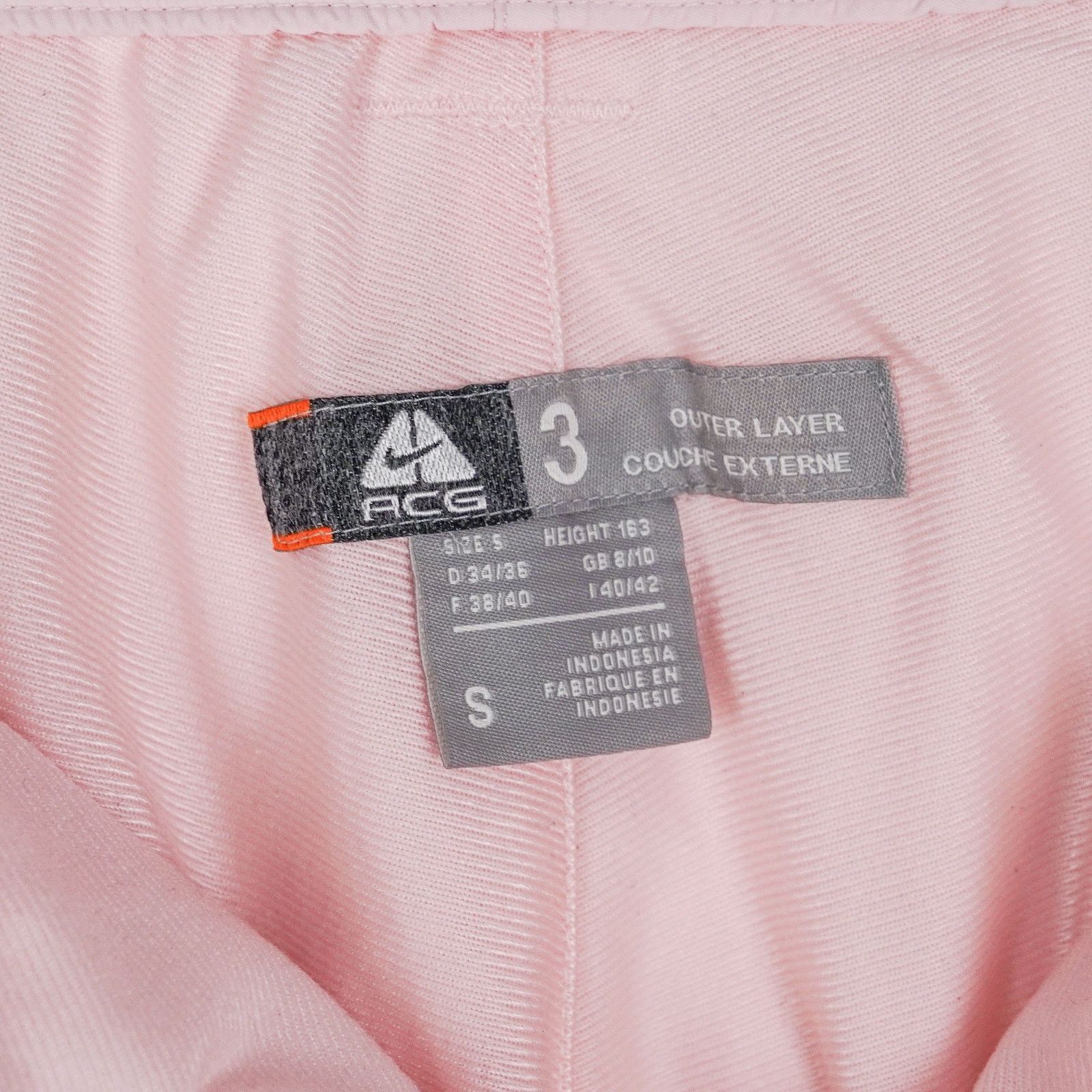 Nike ACG Nike ACG Soft Pink Outer Layer Tech Ski Logo Trousers Pants Size 30" / US 8 / IT 44 - 10 Thumbnail