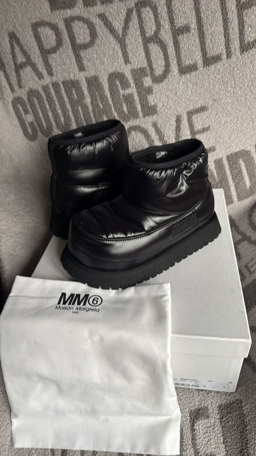 Maison Margiela MM6 Maison Margiela ankle boot black S59WU0241 women NWT Size US 8 / IT 38 - 1 Thumbnail