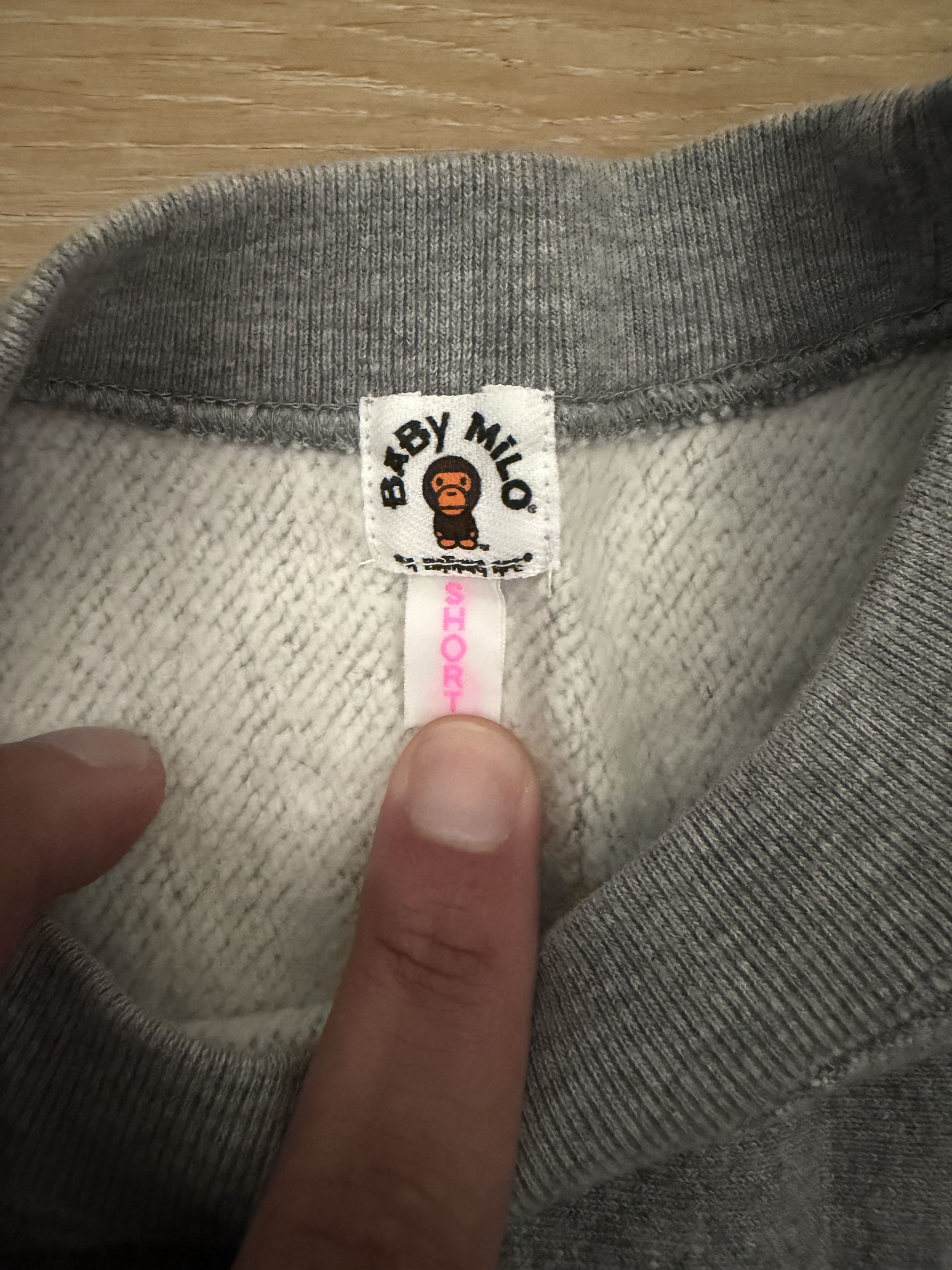 Bape Bape x Kaws Baby Milo BapeSta Sweatshirts Gray Size S / US 4 / IT 40 - 2 Thumbnail