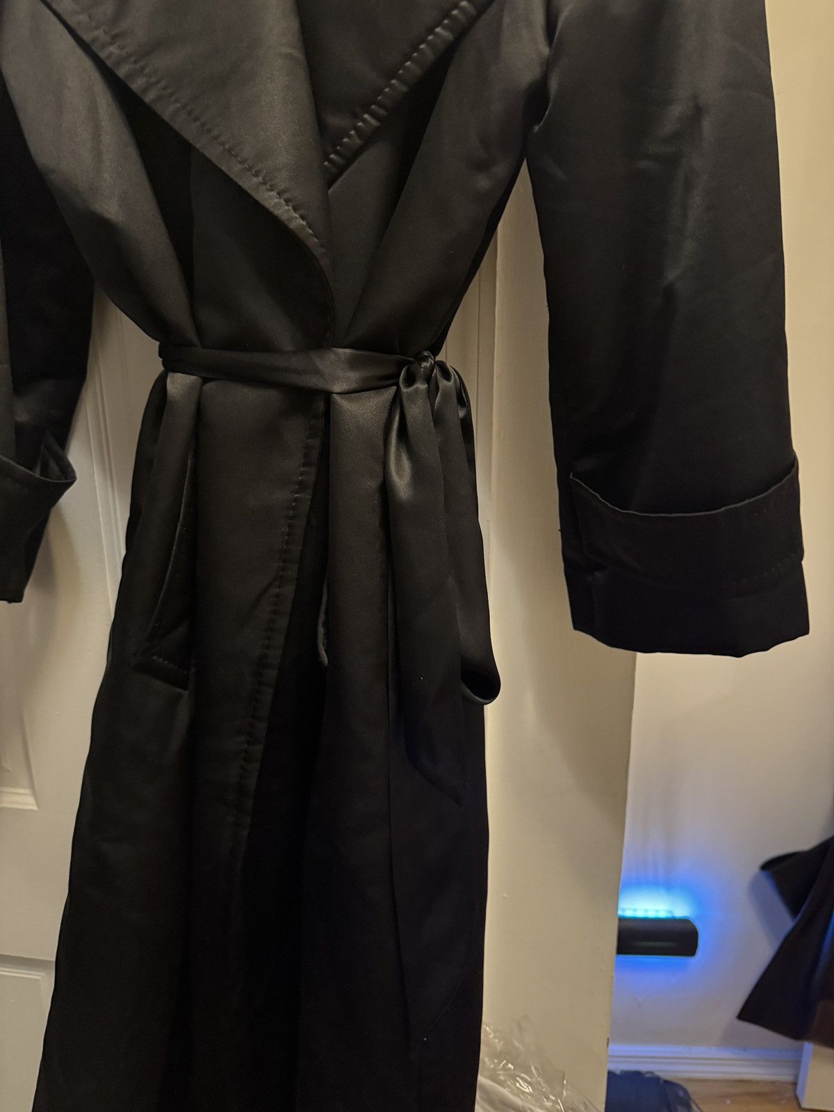 Saint Laurent Paris Rare 100% silk padded trench coat Size US M / EU 48-50 / 2 - 5 Thumbnail