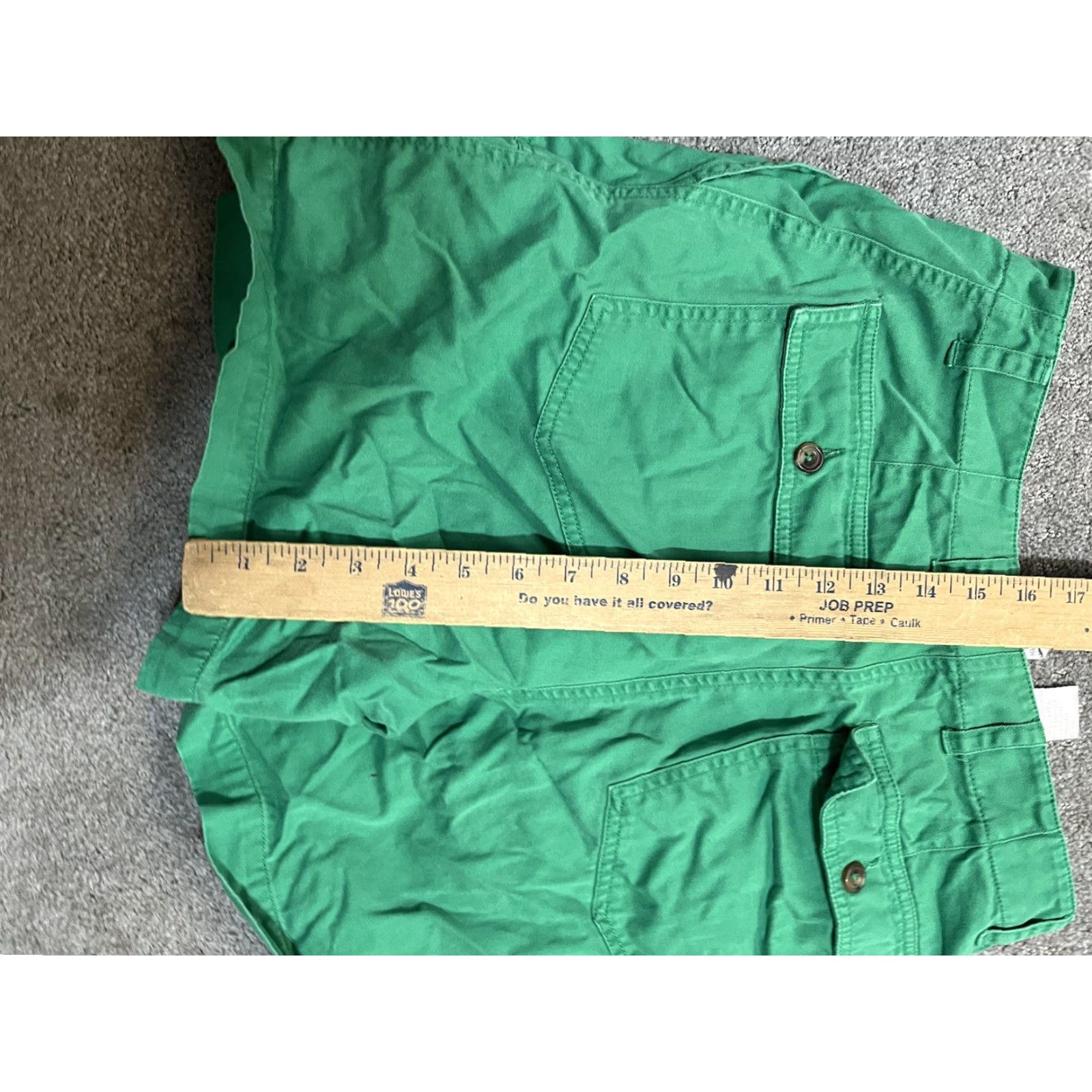 Jones New York Jones New York Shorts Womens 6 Green Flat Front Pockets Stretch Casual Summer Cotton Blend Spandex Size 28" / US 6 / IT 42 - 4 Thumbnail