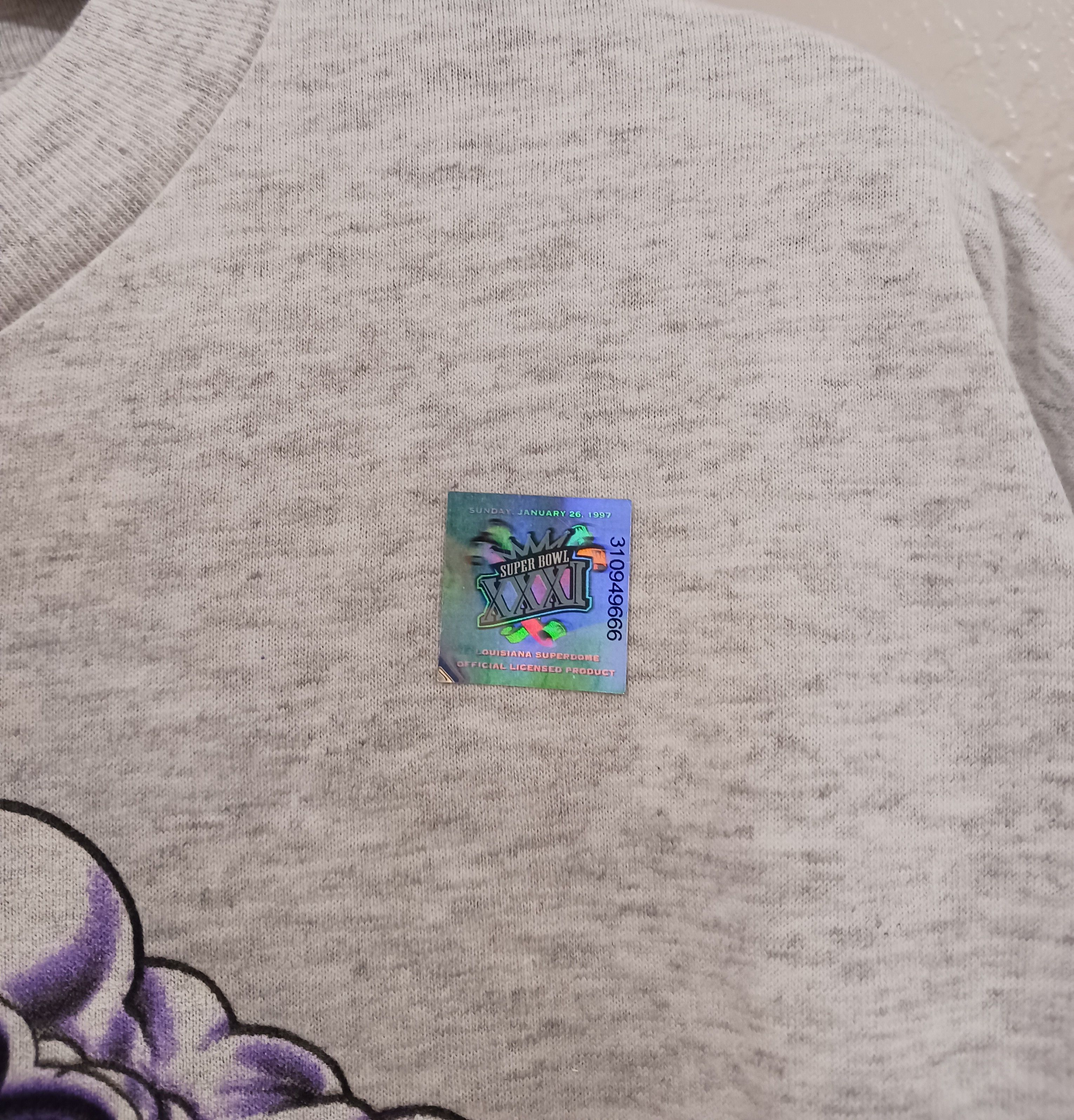 Vintage Super Bowl XXXI "Dreaming Of New Orleans" 97 Caricature Tee Size US XL / EU 56 / 4 - 5 Thumbnail
