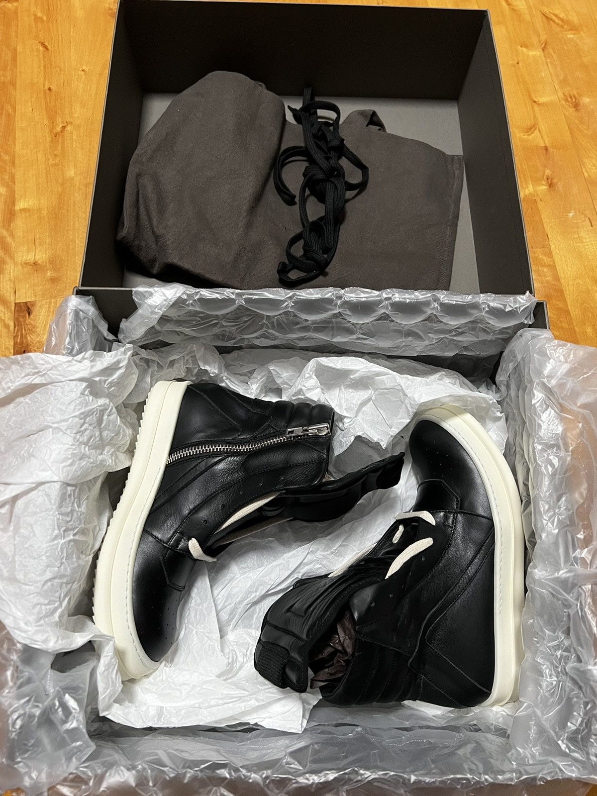 Rick Owens Rick owens geobasket sz36 Size US 6 / IT 36 - 11 Thumbnail