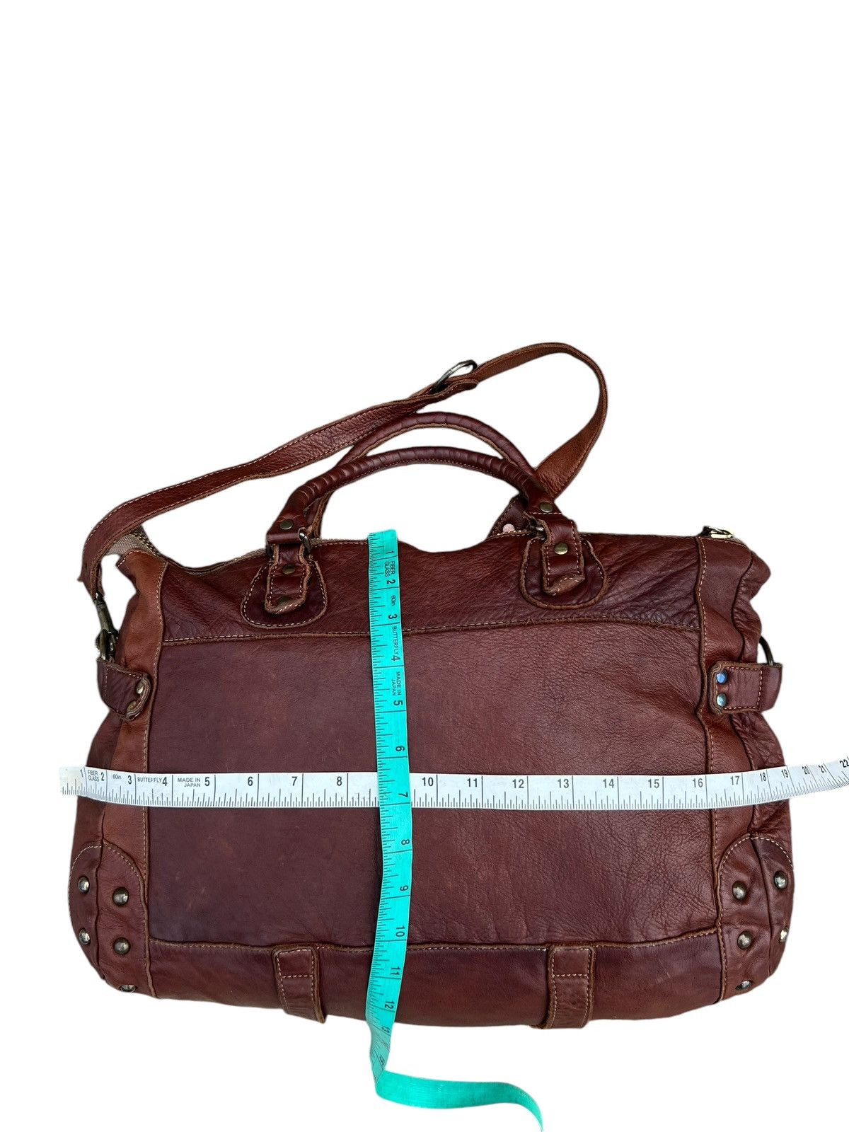 Leather Regalo Tokyo Fade Jerky Patina Leather 2 Way Bag Size ONE SIZE - 25 Thumbnail