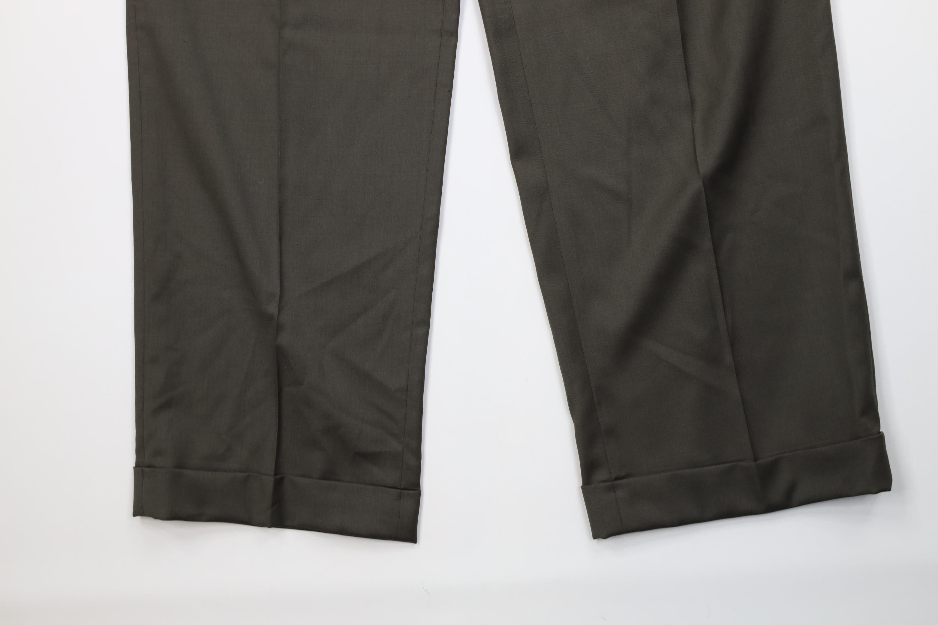 Polo Ralph Lauren Vintage Ralph Lauren Knit Wide Leg Chino Pants Trousers Size US 32 / EU 48 - 4 Thumbnail