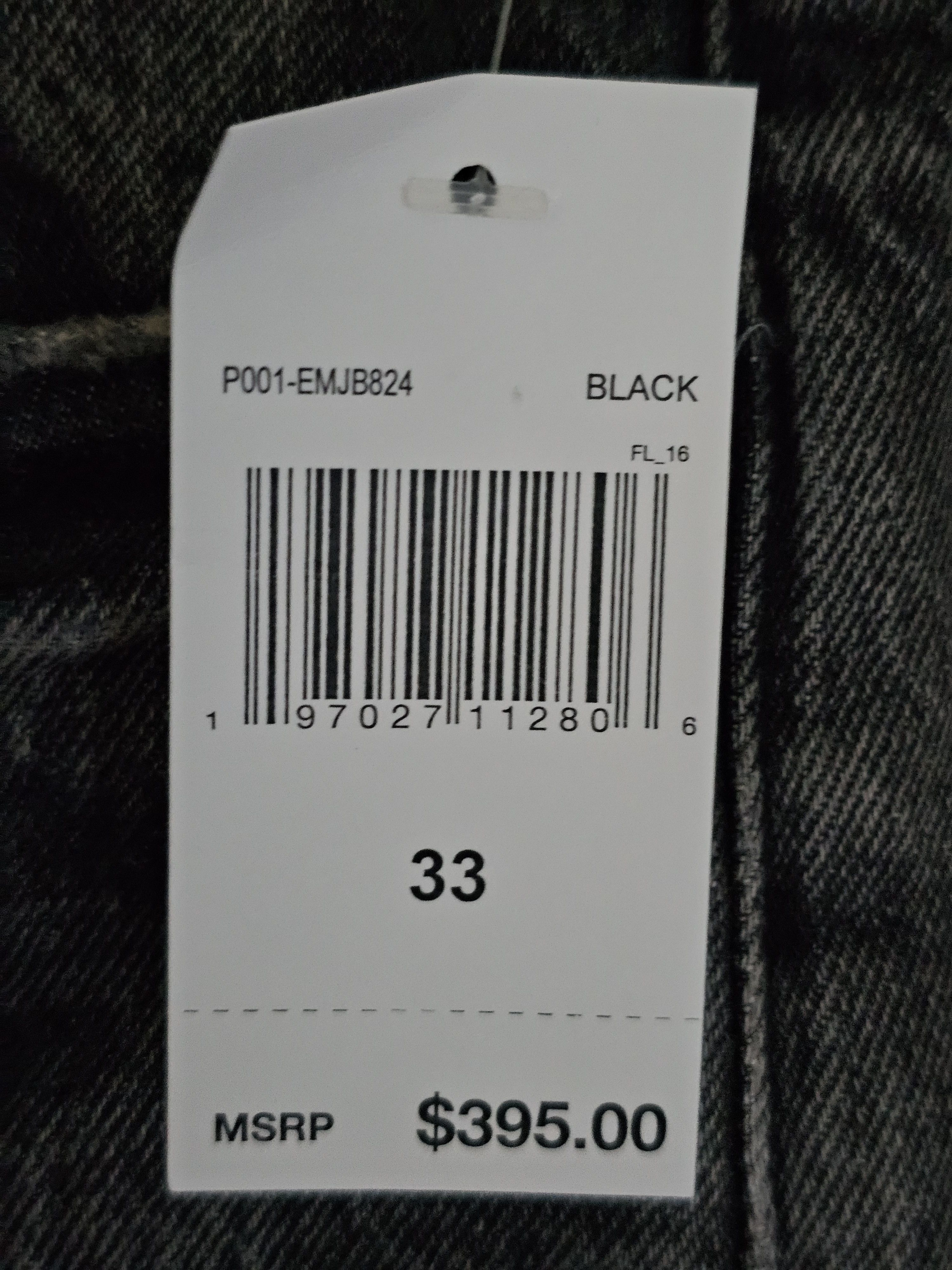 Purple Purple Brand Black Monogram Jeans Size US 33 - 9 Thumbnail