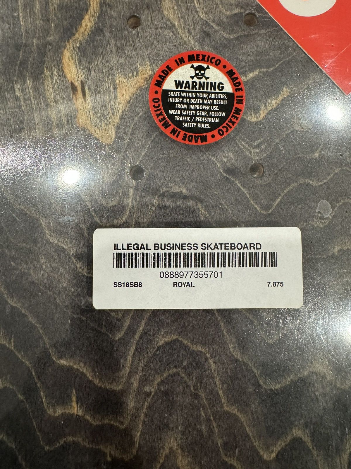 Supreme Supreme Illegal Business Skateboard Deck Blue 7.875 Size ONE SIZE - 3 Thumbnail