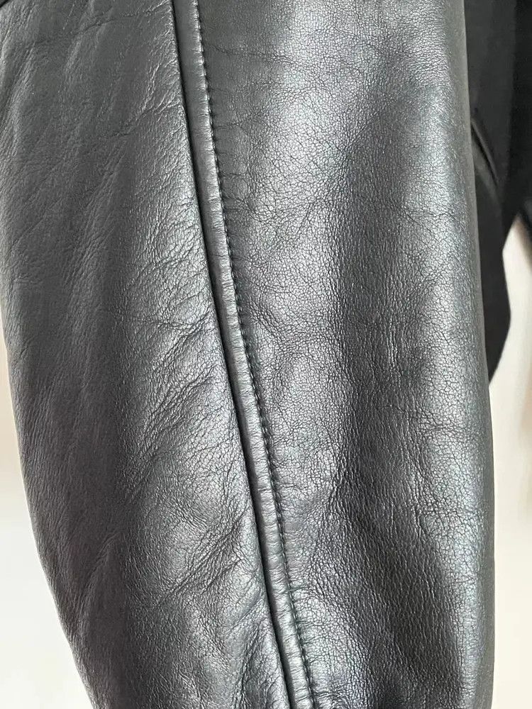 Vetements Vetements Vetements 20AW Runway Wool Leather Sleeves Jacke Size US XS / EU 42 / 0 - 3 Thumbnail