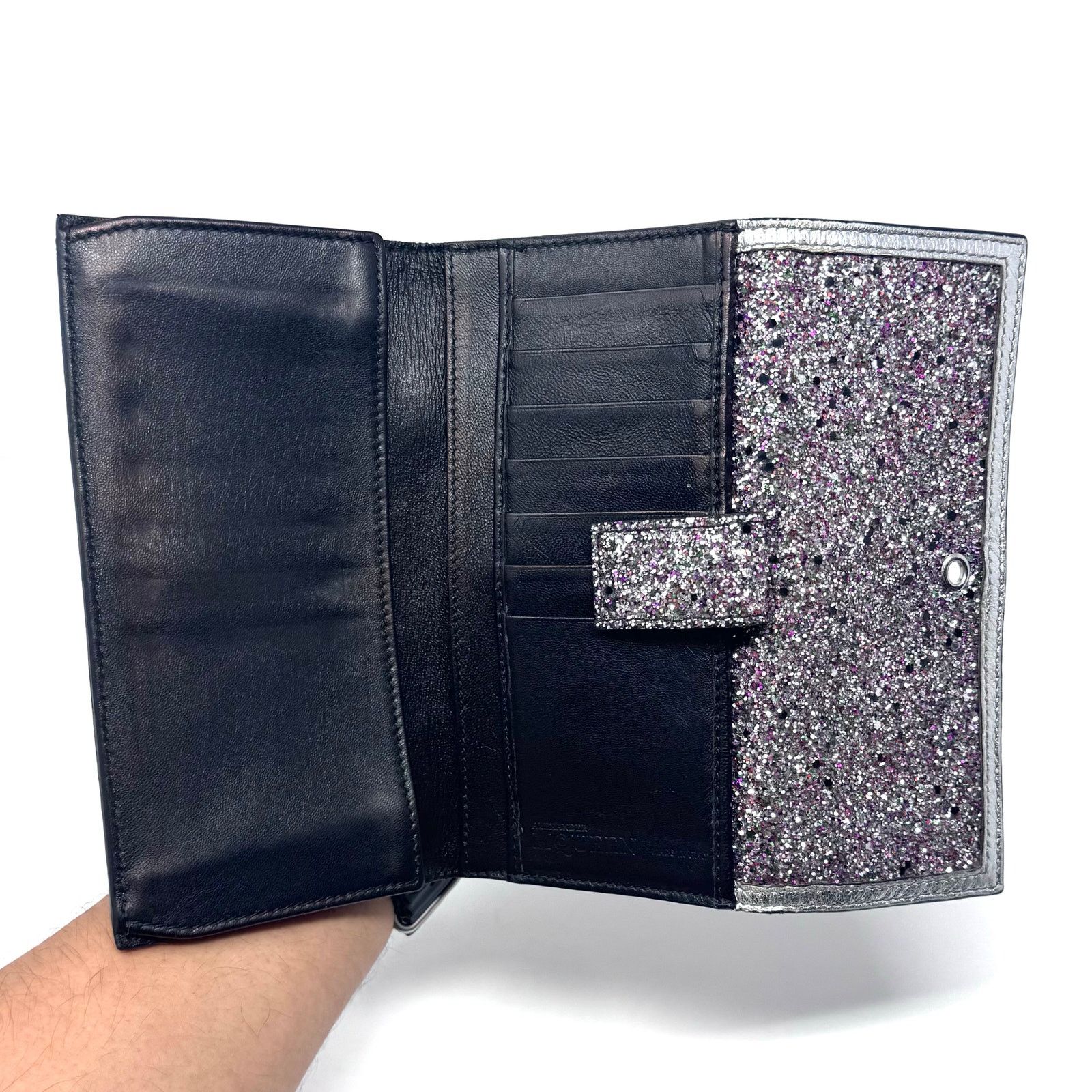 Alexander McQueen Alexander McQueen Glitter Wallet Size ONE SIZE - 9 Thumbnail