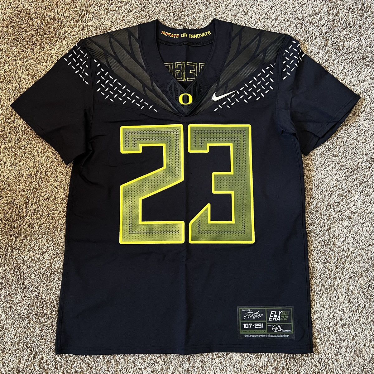 Nike Nike X RTFKT Oregon Ducks Jersey | Grailed