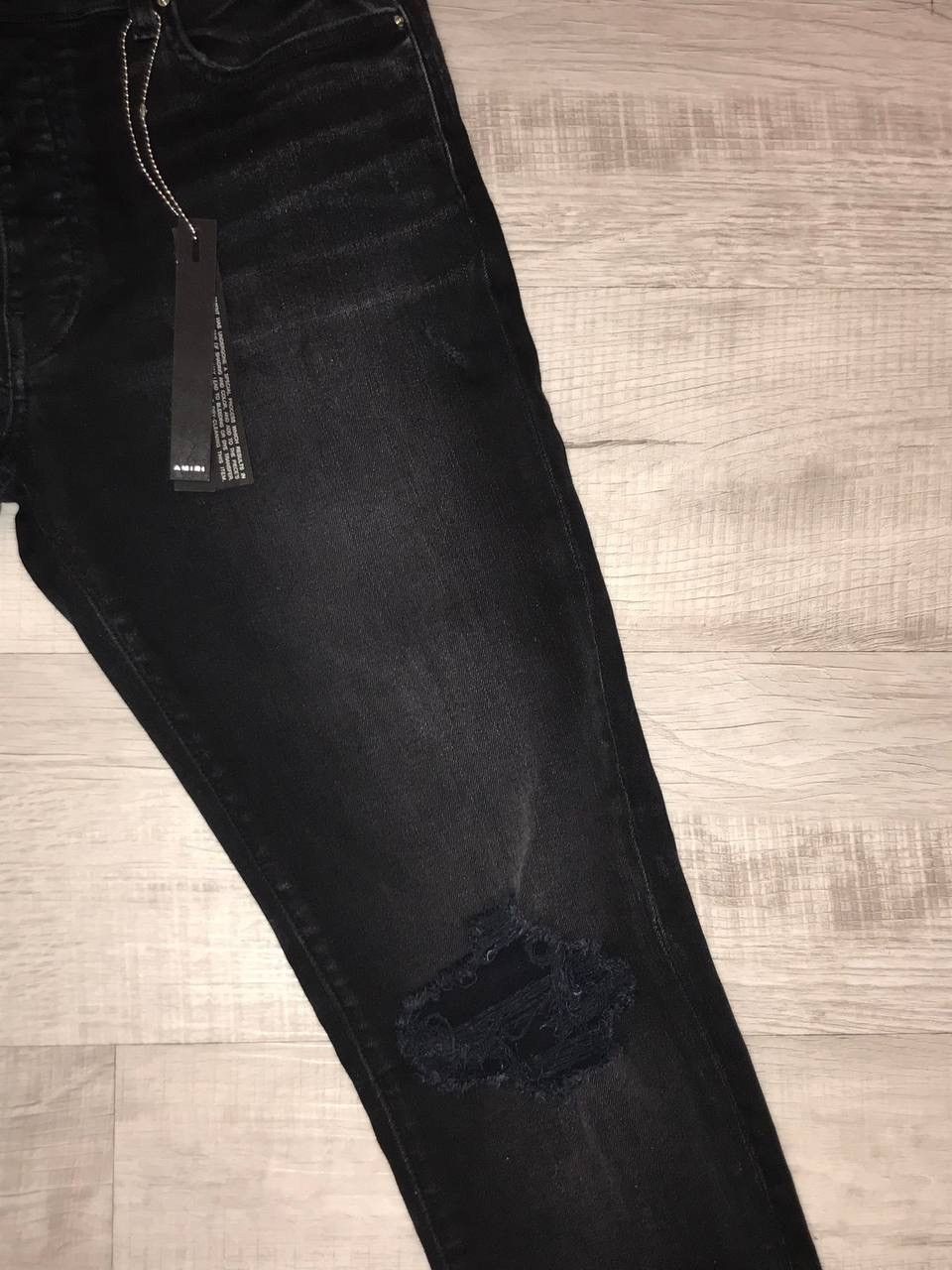 Amiri Amiri Paint Drip Logo jeans Size US 33 - 3 Thumbnail