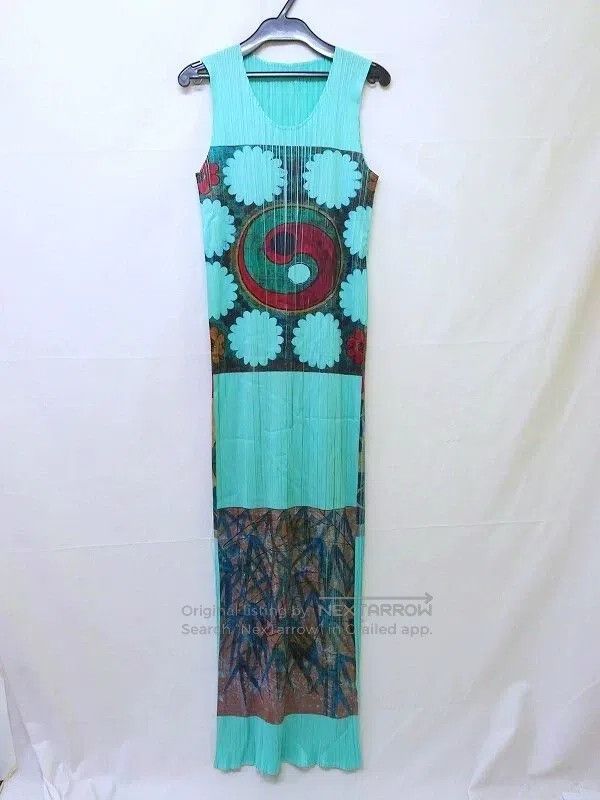Issey Miyake Issey Miyake Blue Dress Size M / US 6-8 / IT 42-44 - 1 Thumbnail