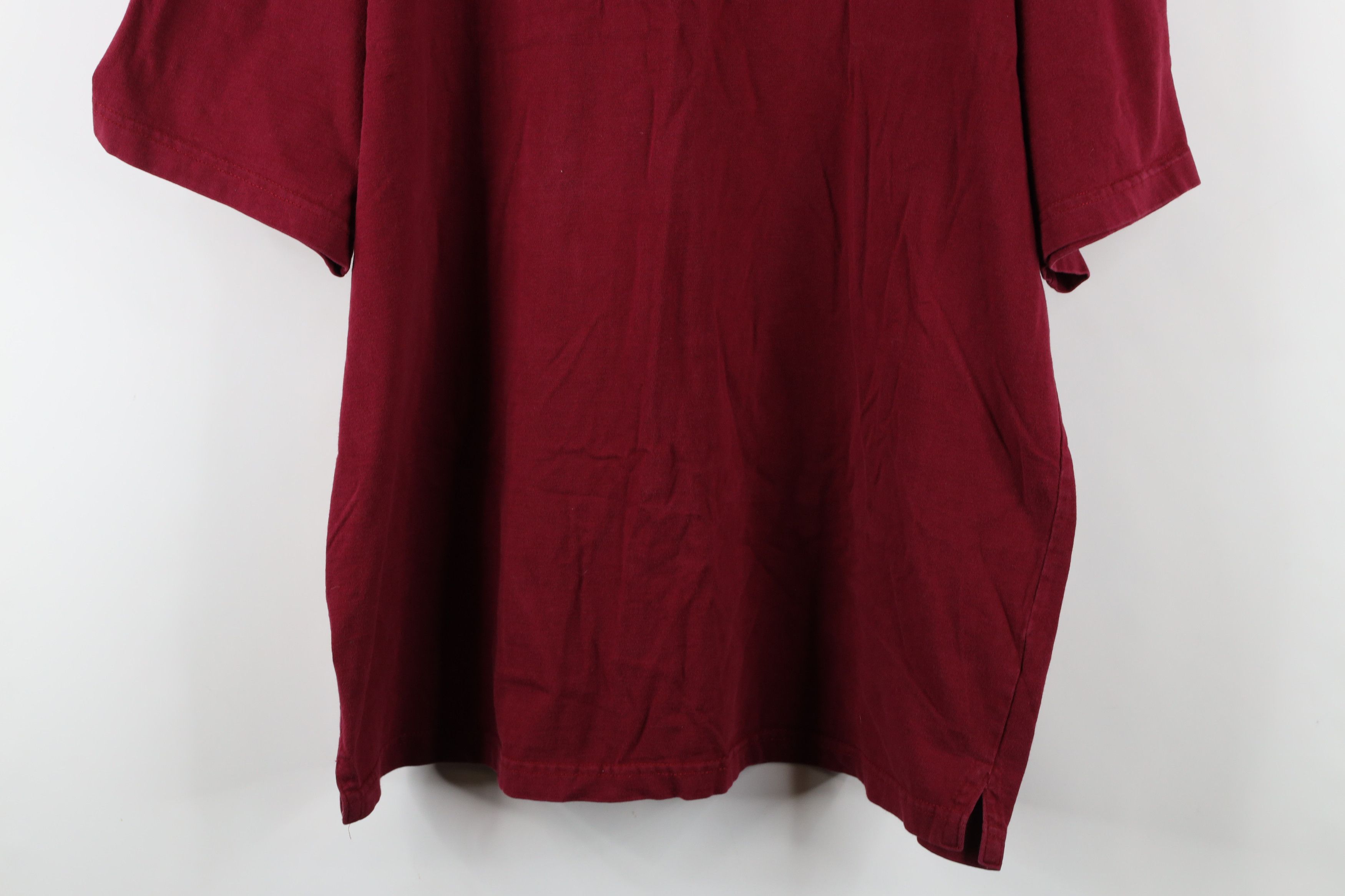 Vintage Vintage 90s Streetwear Short Sleeve Henley T-Shirt Cotton Size US XL / EU 56 / 4 - 3 Thumbnail