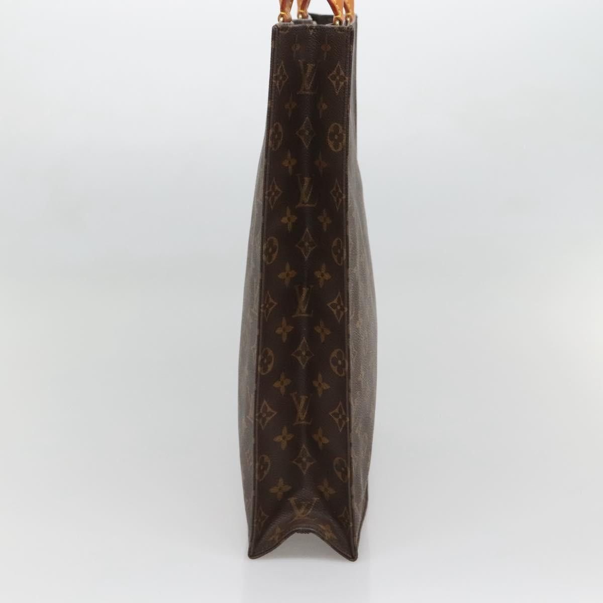 Louis Vuitton LOUIS VUITTON Monogram Sac Plat Hand Bag M51140 Size ONE SIZE - 4 Thumbnail