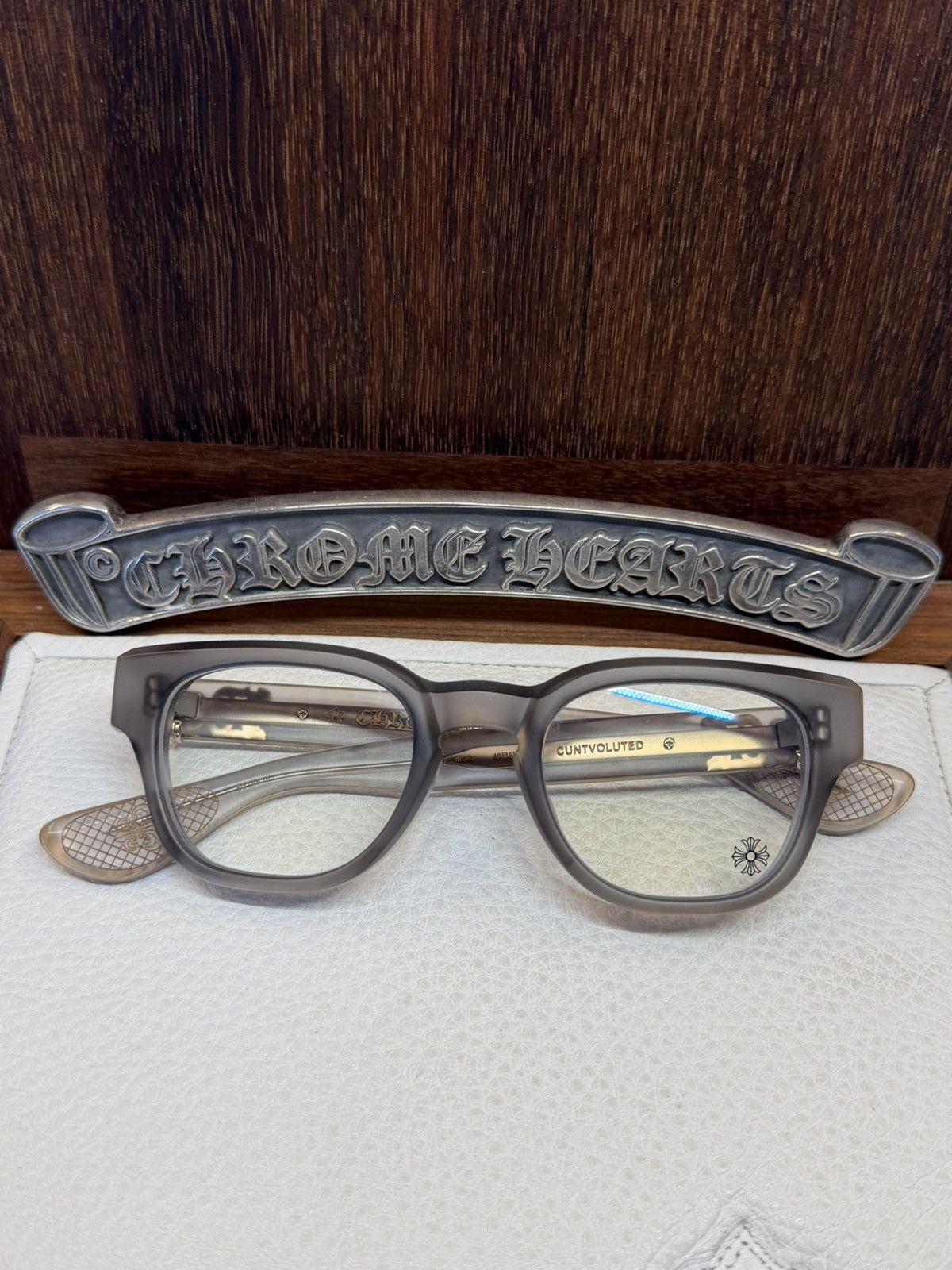 Chrome Hearts Chrome Hearts Cuntvoluted Glasses Size ONE SIZE - 4 Thumbnail