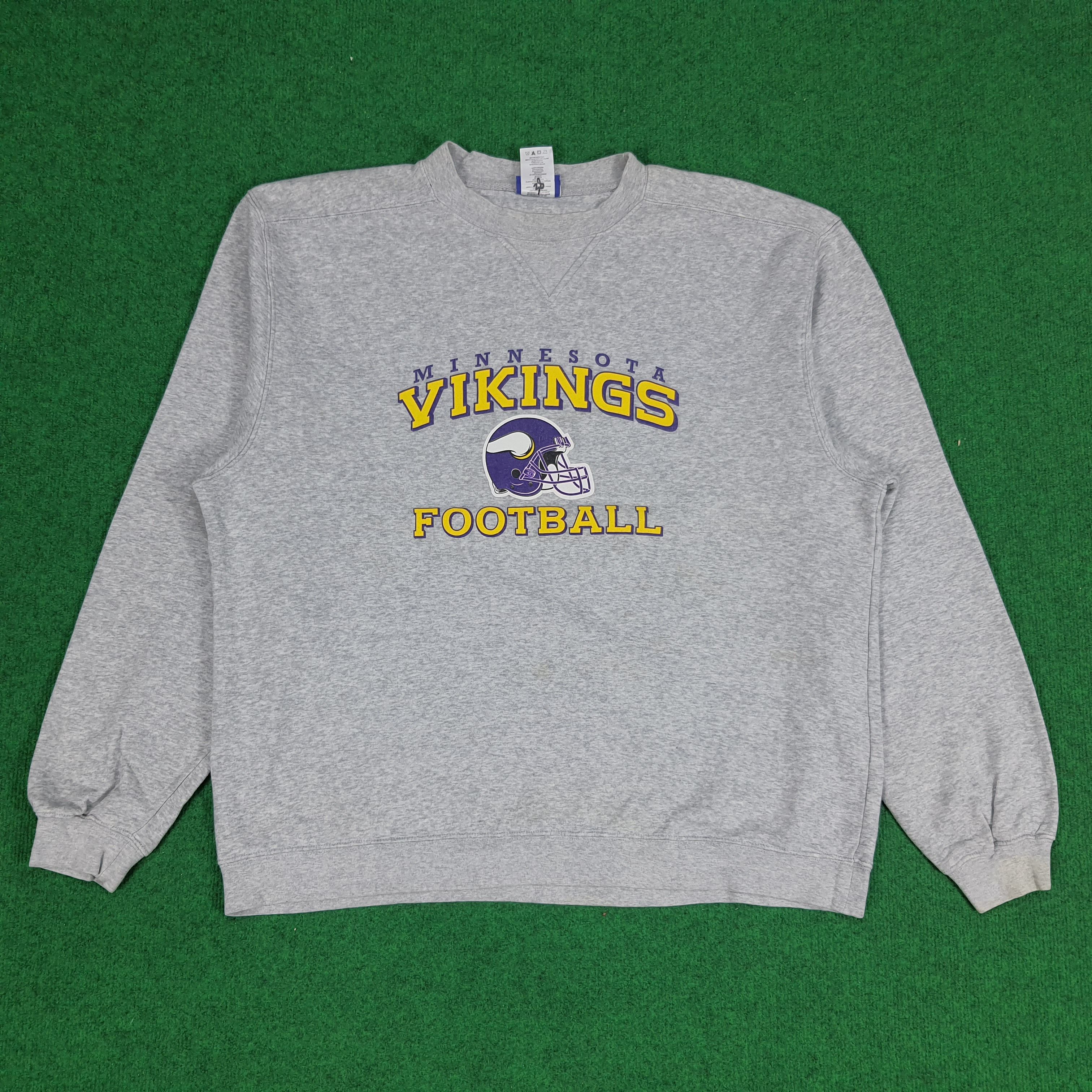 NFL × Vintage Vintage Minnesota Vikings Football Team NFL Sweatshirts Size US XL / EU 56 / 4 - 1 Thumbnail