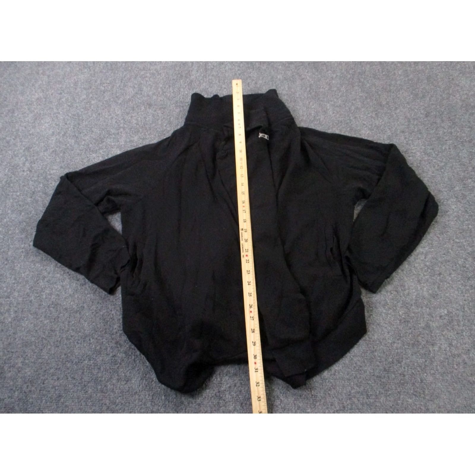 Allsaints Allsaints Sweater Women 8 Black Wrap Callie Jersey Jacket Cardigan Casual Preppy Size M / US 6-8 / IT 42-44 - 3 Thumbnail