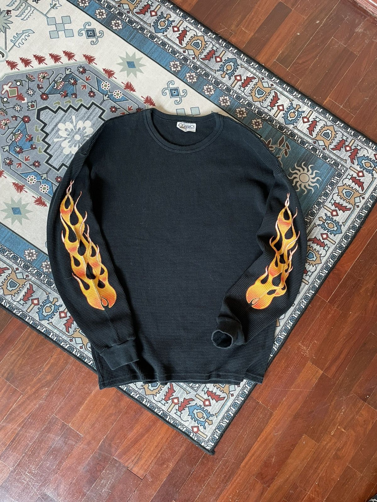 Band Tees Vintage Waffle Fire Flame Size US L / EU 52-54 / 3 - 1 Thumbnail