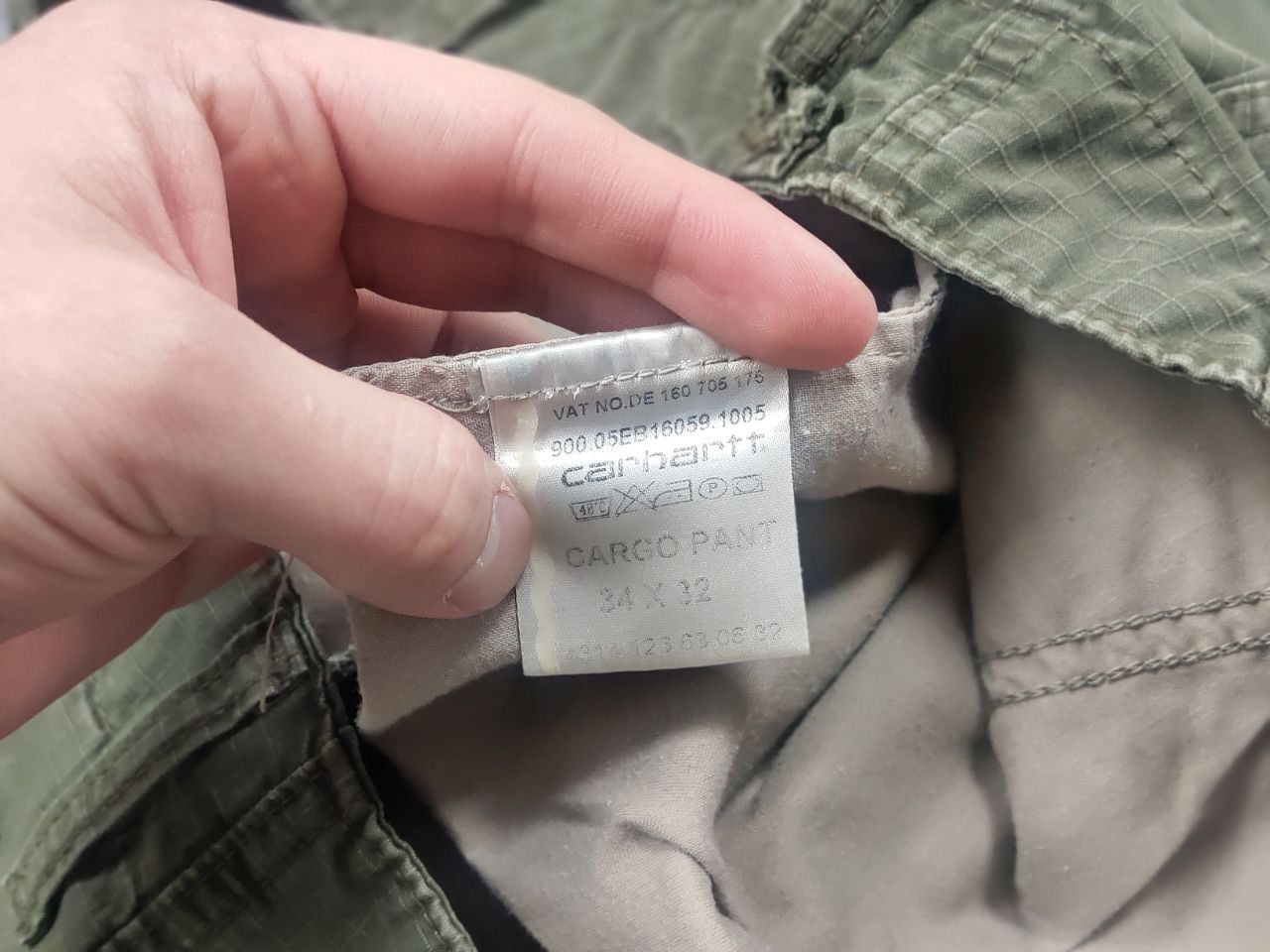 Carhartt Vintage 90's Carhartt Ripstop Cargo Baggy pants USA Style Size US 34 / EU 50 - 18 Thumbnail