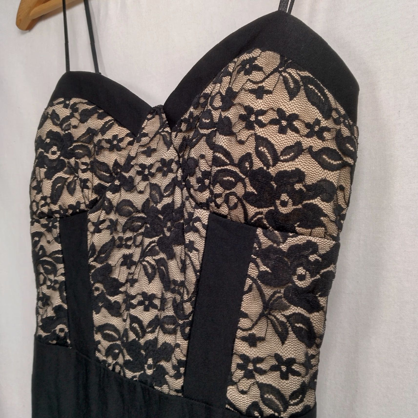 Vintage VINTAGE Top 10 Women's Mini Cocktail Dress Sleeveless Lace Sweetheart Party Evening Black Size M Size M / US 6-8 / IT 42-44 - 7 Thumbnail