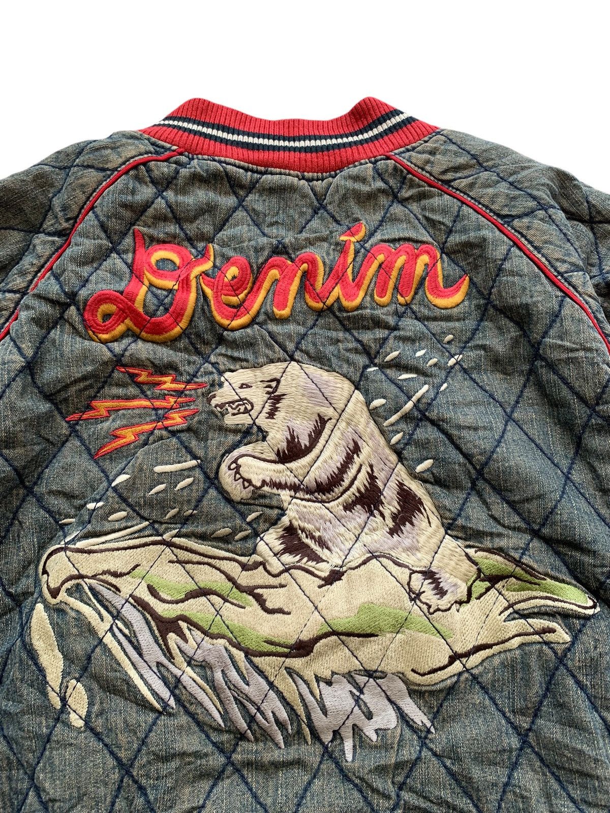 Other 🔥WASK DENIM LONE WOLF SUKAJAN JACKETS Size US S / EU 44-46 / 1 - 8 Thumbnail