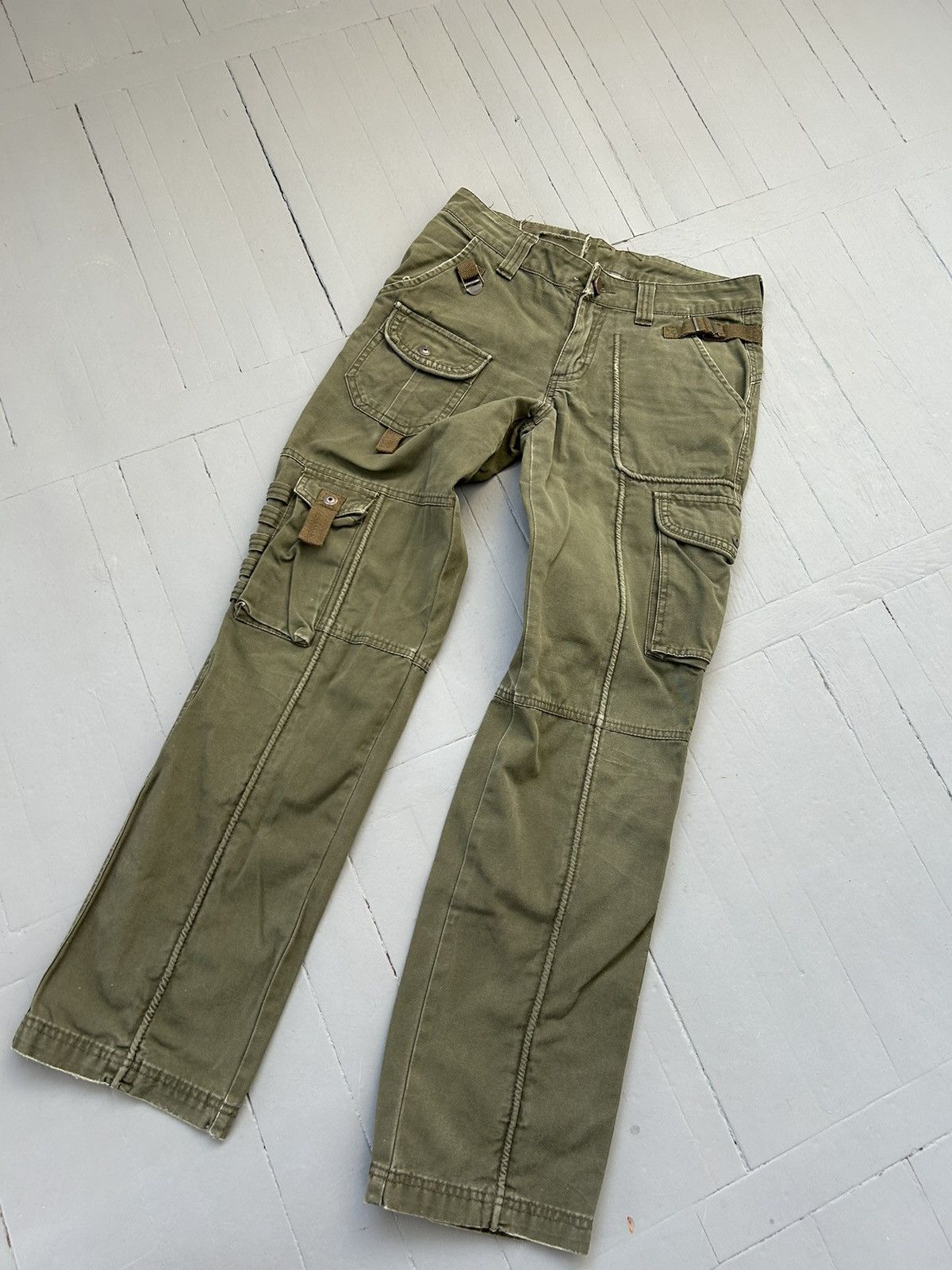 Japanese Brand × Vintage Vintage cargo pants Size 27" / US 4 / IT 40 - 2 Thumbnail