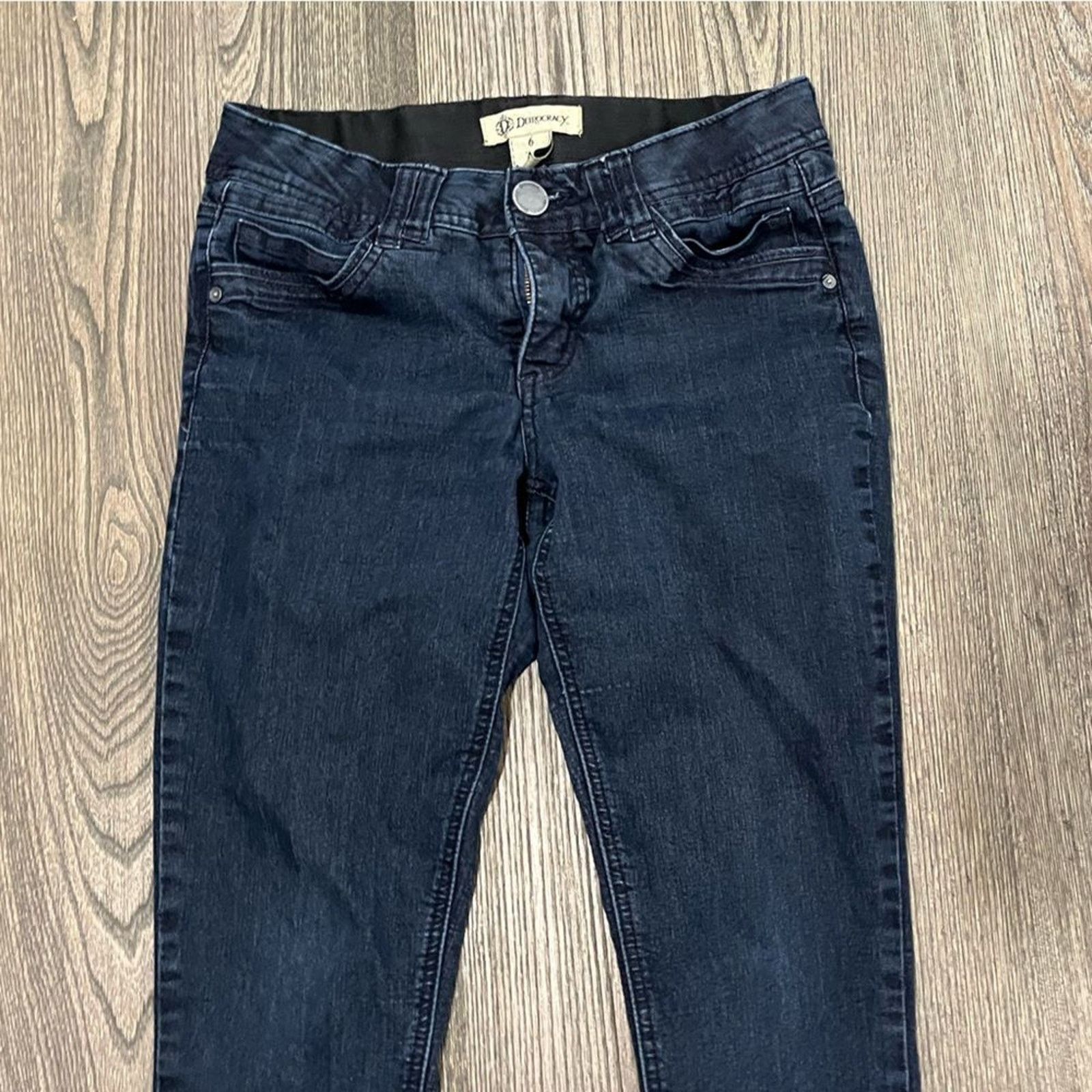 Vintage Democracy Womens 6 "Ab" Solution Skinny Jeans Stretch Denim Size 28" / US 6 / IT 42 - 3 Thumbnail