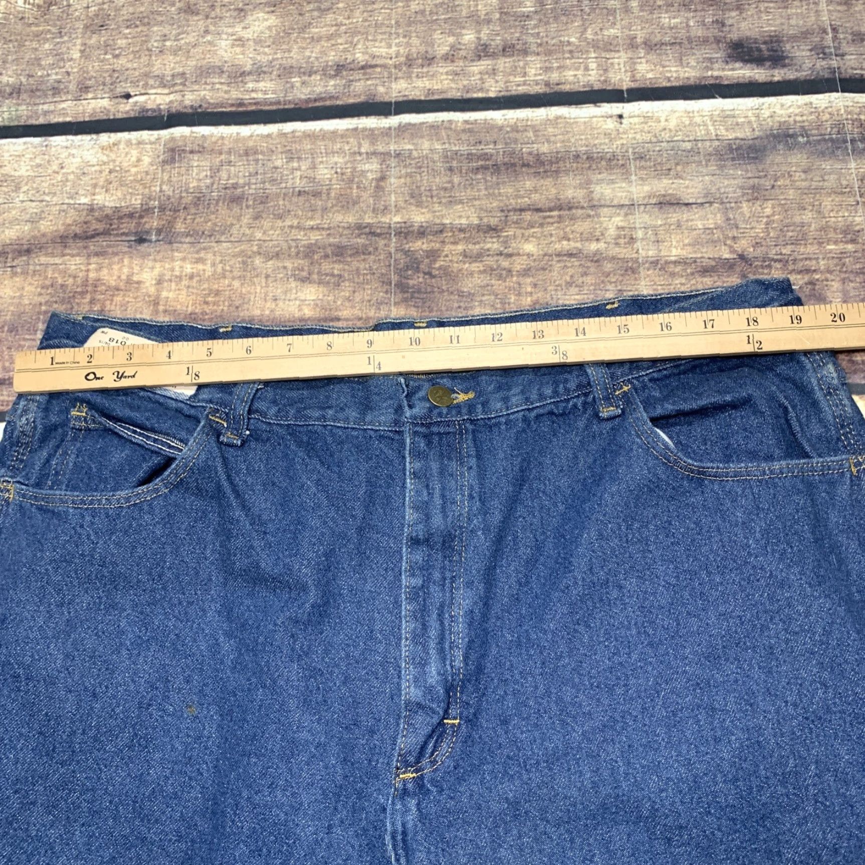 Red Kap Red Kap Carpenter Blue Jeans Mens Size 42 x 30 Pants Workwear Hammer Loop Pocket Jeans Mens Regular 42 Blue Size US 42 / EU 58 - 6 Thumbnail