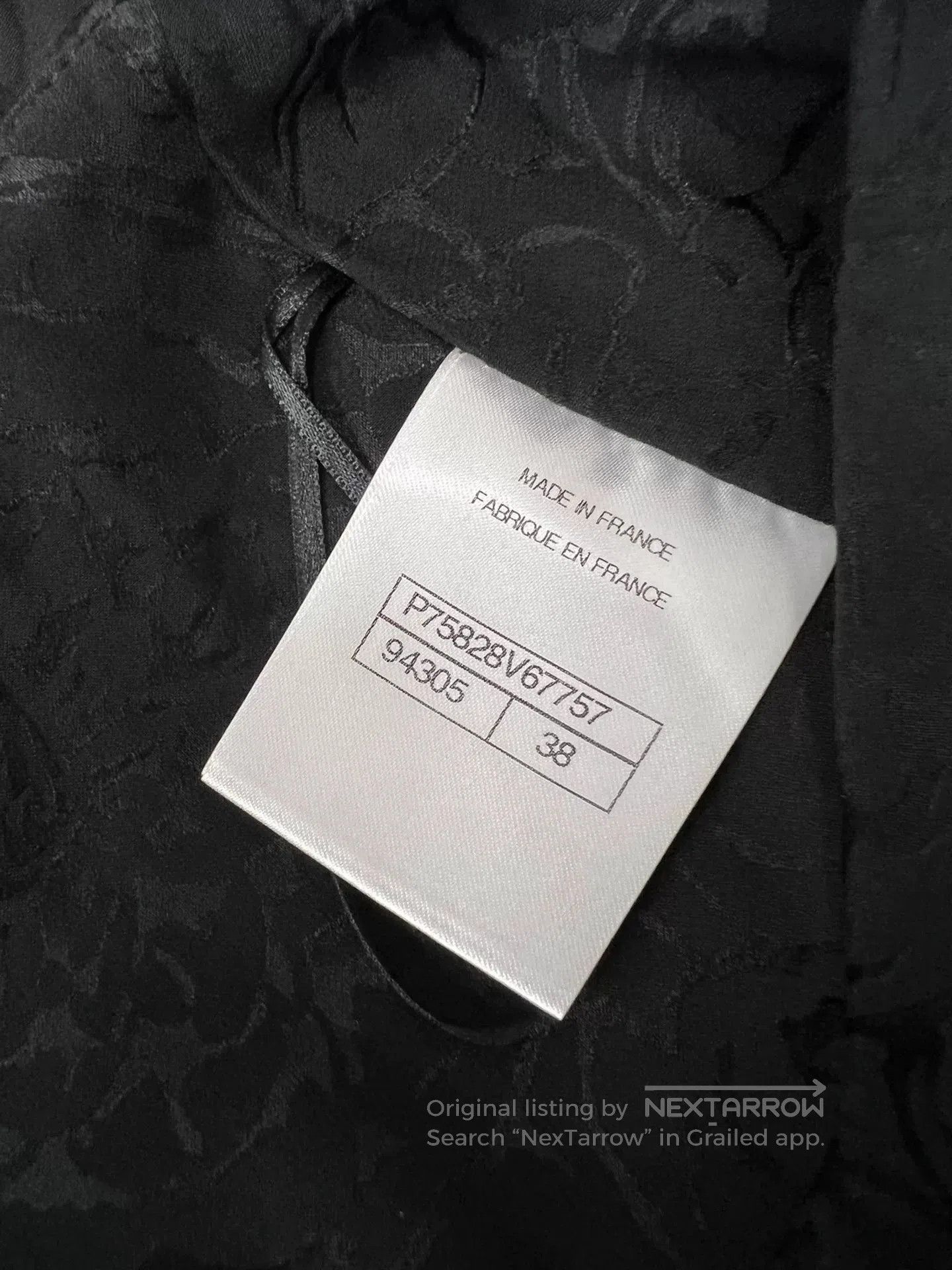 Chanel Chanel Black Silk CC Tiered Skirt. Size US 38 / EU 54 - 4 Thumbnail