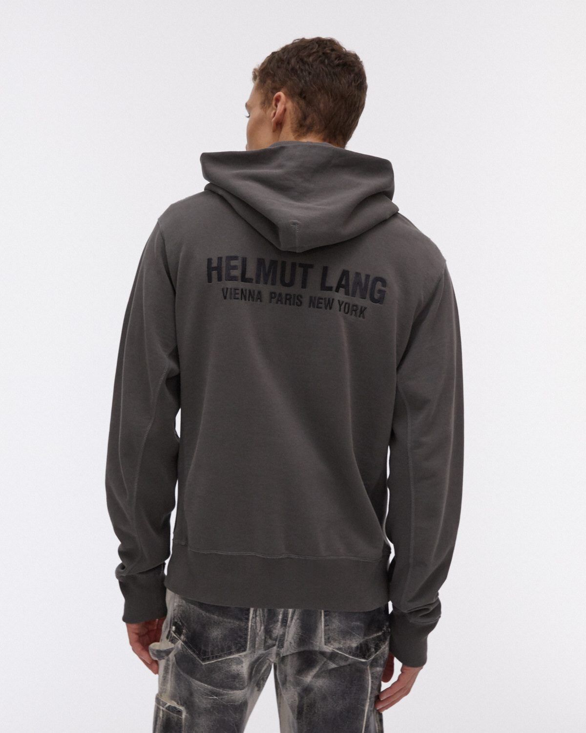 Helmut Lang Helmut Lang Blue Striped “Standard Bars” Hoodie Size US XL / EU 56 / 4 - 21 Thumbnail