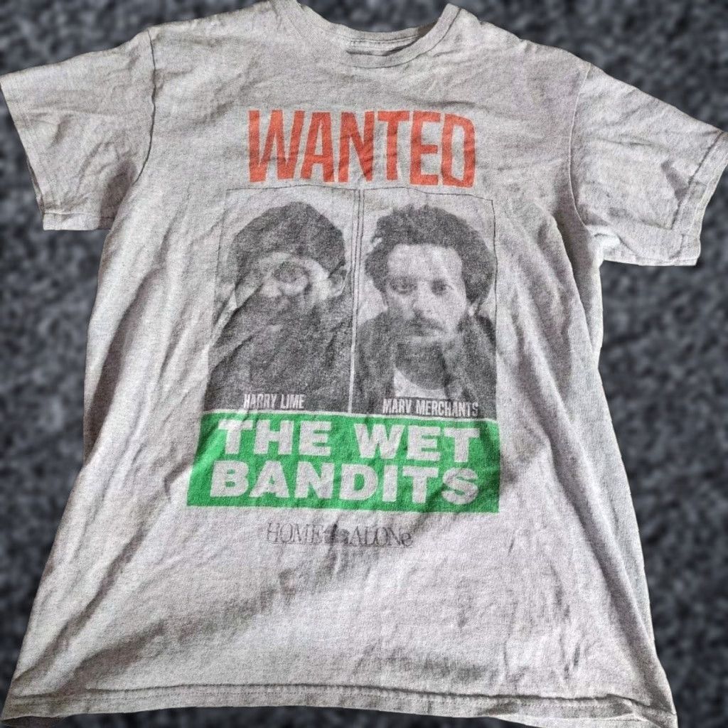 Vintage Home Alone Movie Wet Bandits T Shirt Mens M The Wanted Size US M / EU 48-50 / 2 - 1 Thumbnail