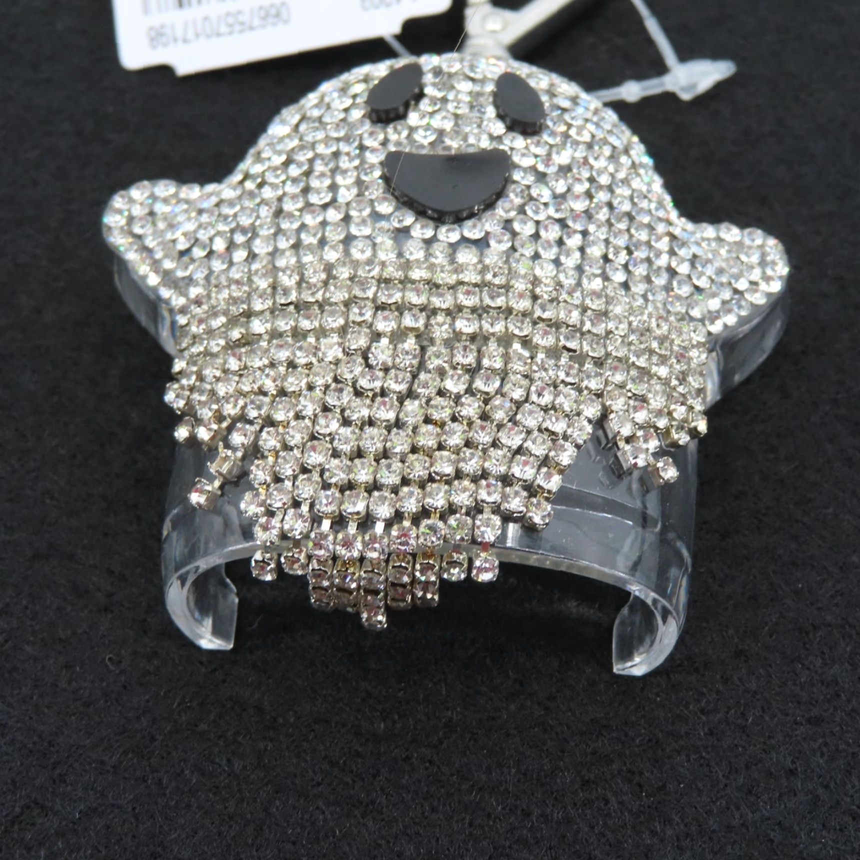 Vintage Bath & Body Works Ghost PocketBac Keychain Clip Rhinestone Bling Silver NEW Halloween Unisex Size ONE SIZE - 3 Thumbnail