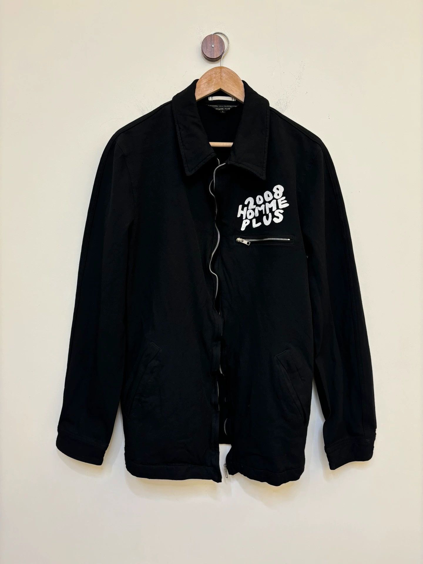 Comme des Garcons Homme Plus CDG Homme Plus 2008 AW L Pleated Zip-Up Jacket 95% New Size US L / EU 52-54 / 3 - 1 Thumbnail