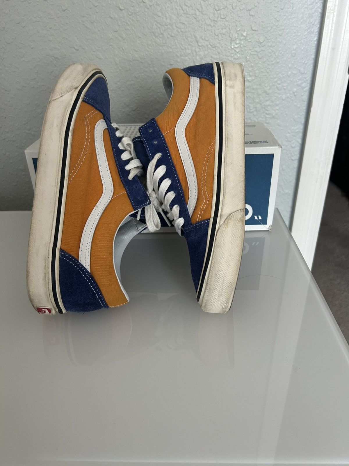 Vans Vans Style 36 DX Anaheim Factory Blue/Yellow 10.5 Size US 10.5 / EU 43-44 - 4 Thumbnail
