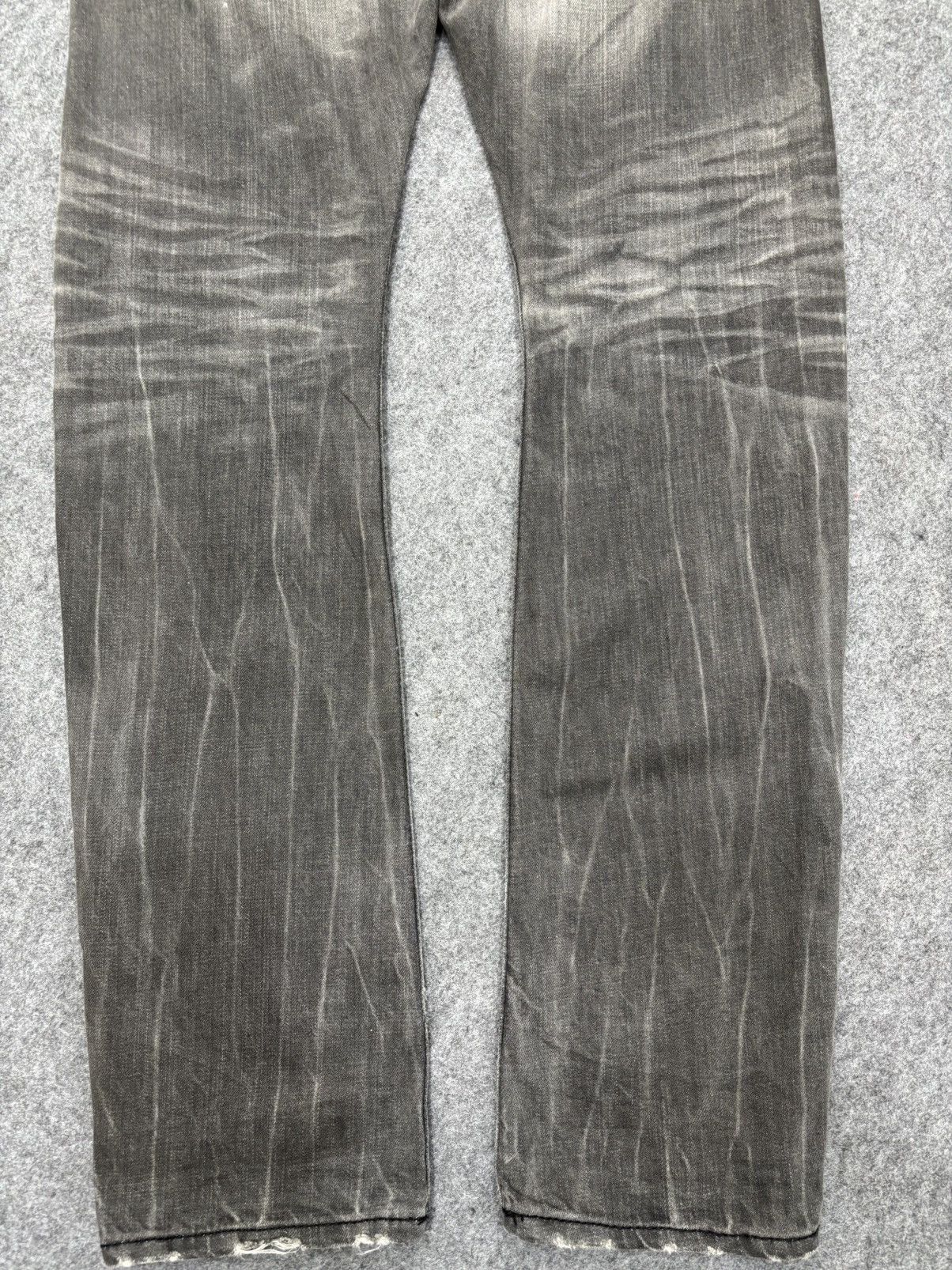 Japanese Brand 💥Twisted Leg💥Back Vtg Trim Co Sick Fades Mild Denim F668 Size US 34 / EU 50 - 16 Thumbnail