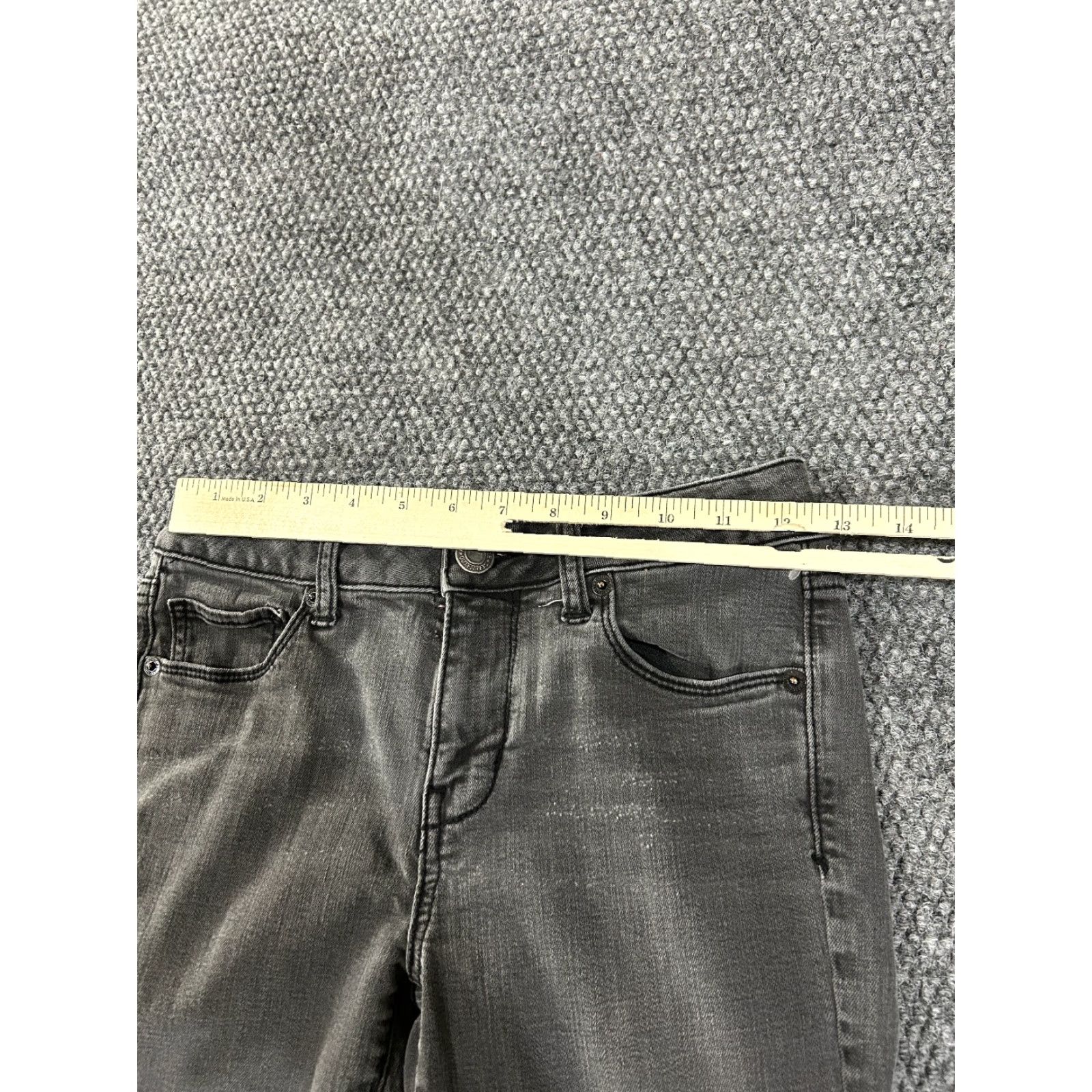 American Eagle Outfitters American Eagle Outfitters Jeans Skinny Womens 4 Gray High Rise 5-Pocket Denim Stretch Distressed Inseam 30 Fall Spring Summer Winter Vintage: No Size 27" / US 4 / IT 40 - 4 Thumbnail