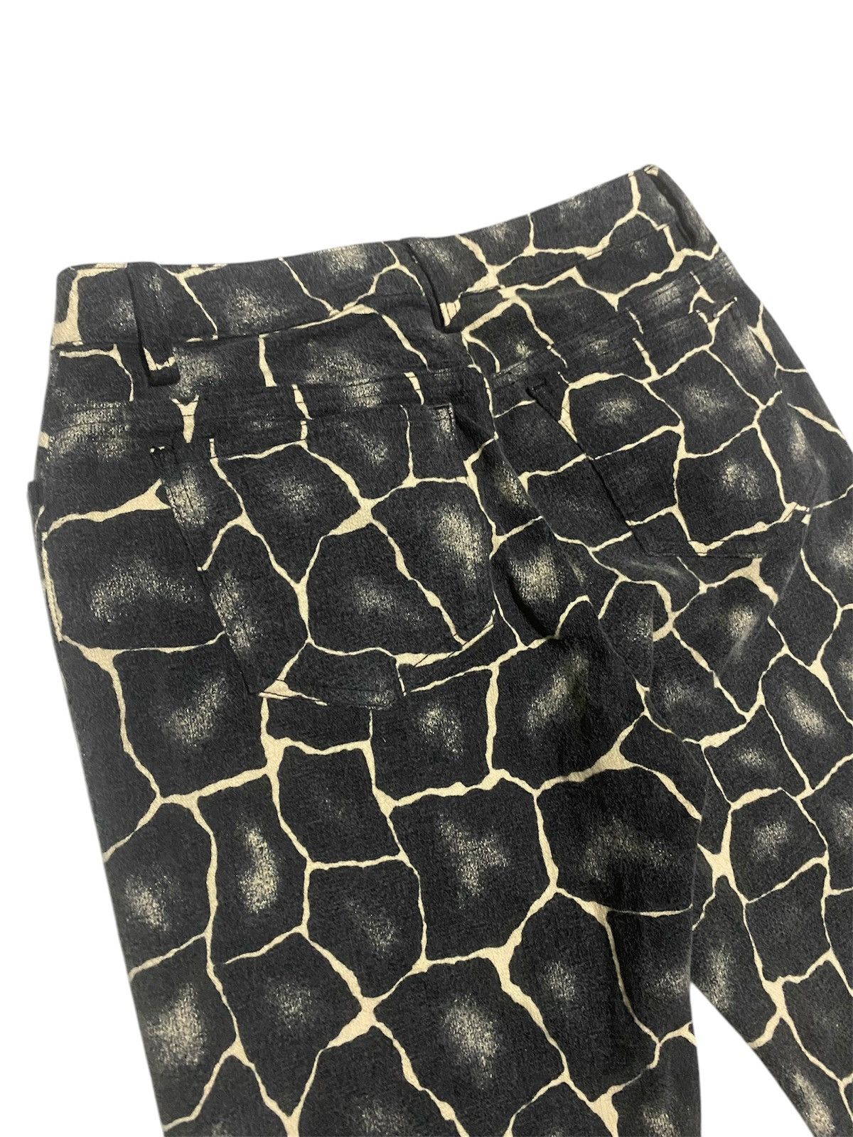 If Six Was Nine × Japanese Brand × Jean Paul Gaultier Vtg Japanese Brand ET Boite Abstract Giraffe Printed Casual Size US 28 / EU 44 - 4 Thumbnail