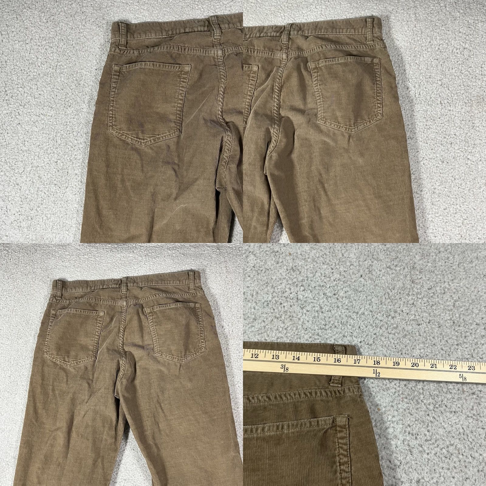 J.Crew J. Crew Pants Mens 33x30 Corduroy Relaxed Fit Straight Leg Cotton Stretch Preppy Chino Casual 90s City Hipster Brown Mens Size US 33 - 9 Thumbnail