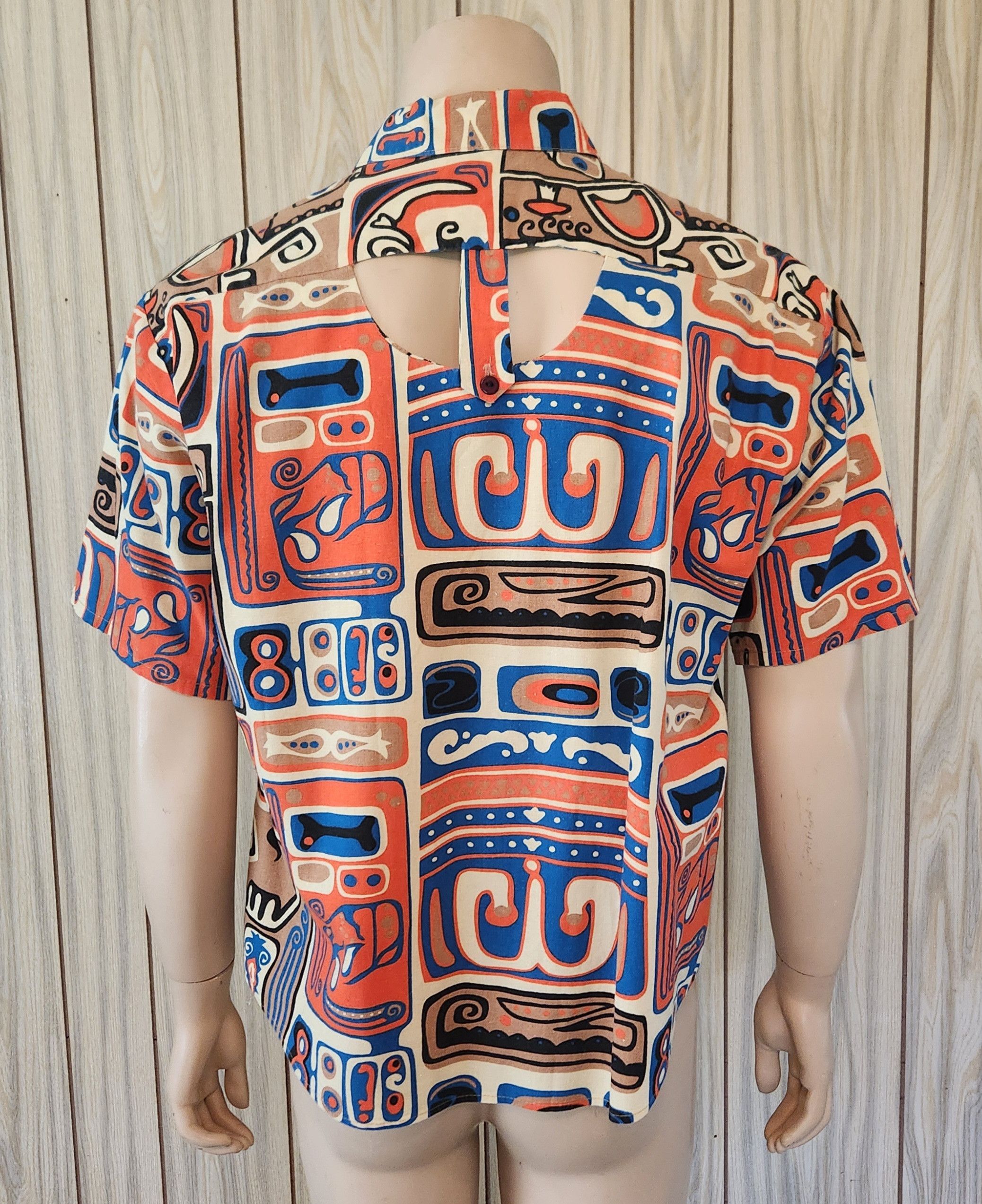 Vintage vintage shirt L wild Hawaiian Tiki men Size US L / EU 52-54 / 3 - 6 Thumbnail