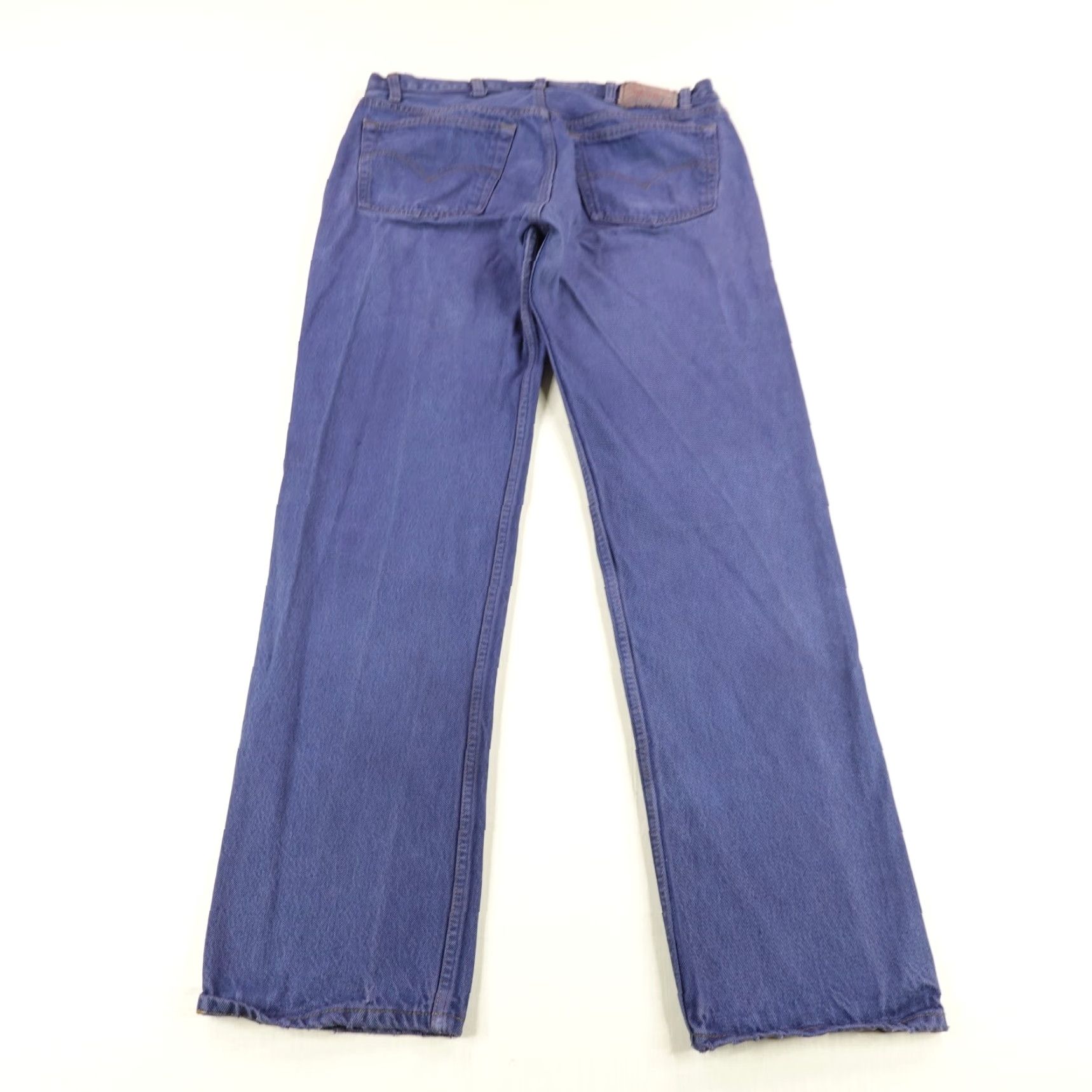Levi's VINTAGE Levi's Jeans Mens 36x34 Denim 80s Button Fly Straight Fit Blue Regular 34 Inseam Mens Size US 34 / EU 50 - 7 Thumbnail