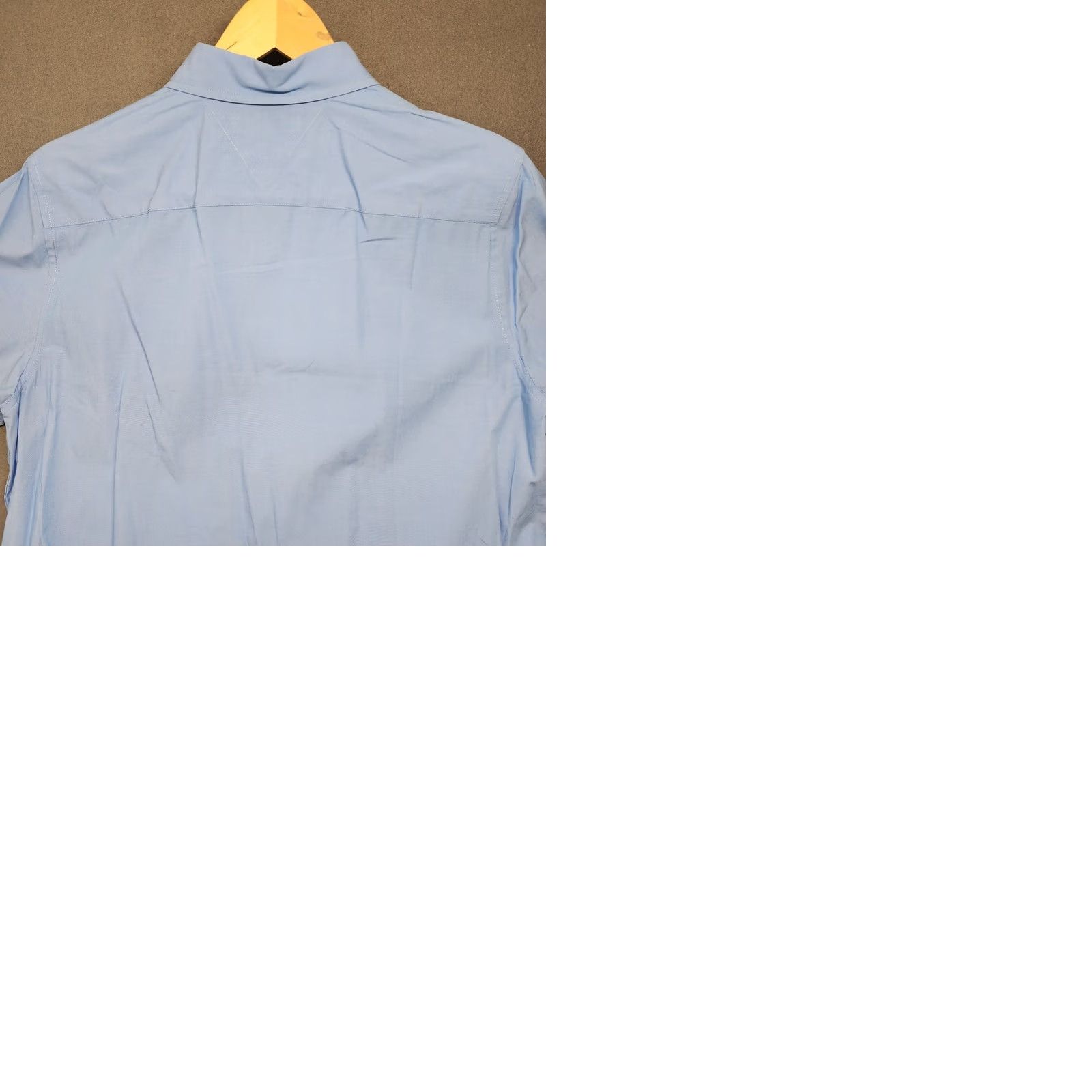 Tommy Hilfiger Tommy Hilfiger Shirt Mens Medium Blue Short Sleeve Button Up Pocket Flag Preppy Size US L / EU 52-54 / 3 - 9 Thumbnail