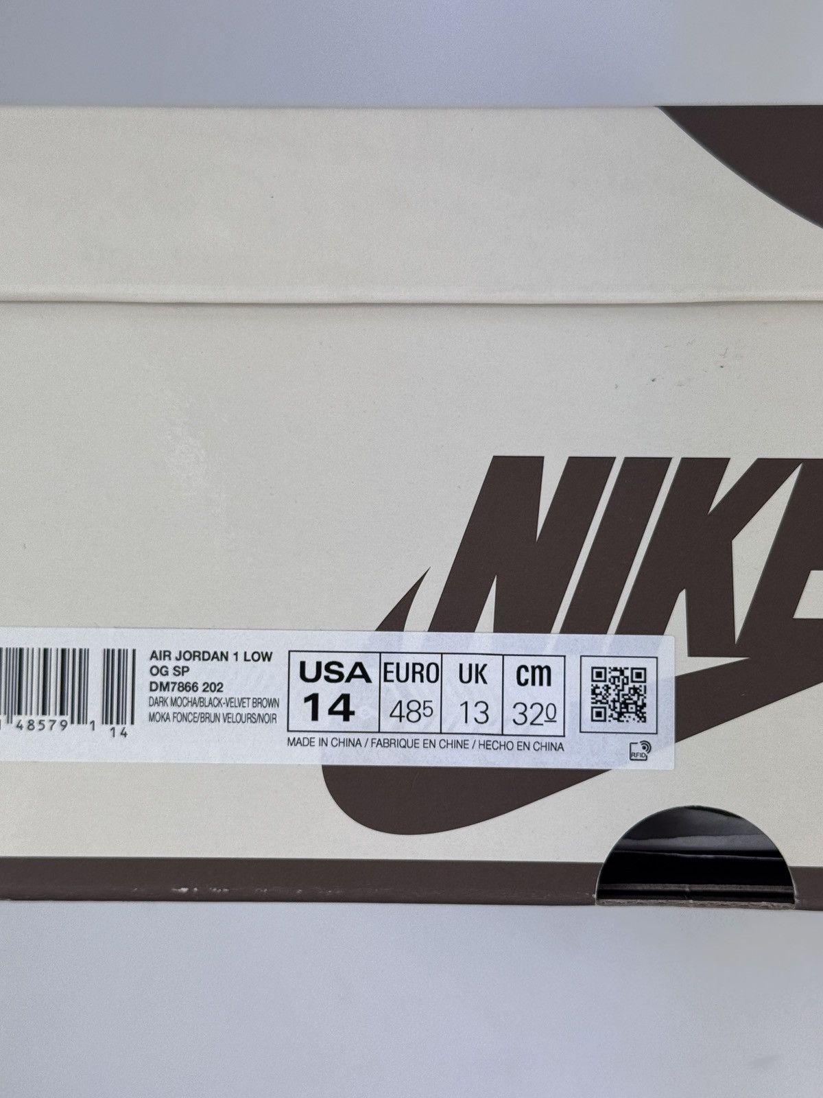Jordan Brand JORDAN 1 RETRO CACTUS JACK VELVET BROWN SNEAKERS Size US 14 / EU 47 - 14 Thumbnail